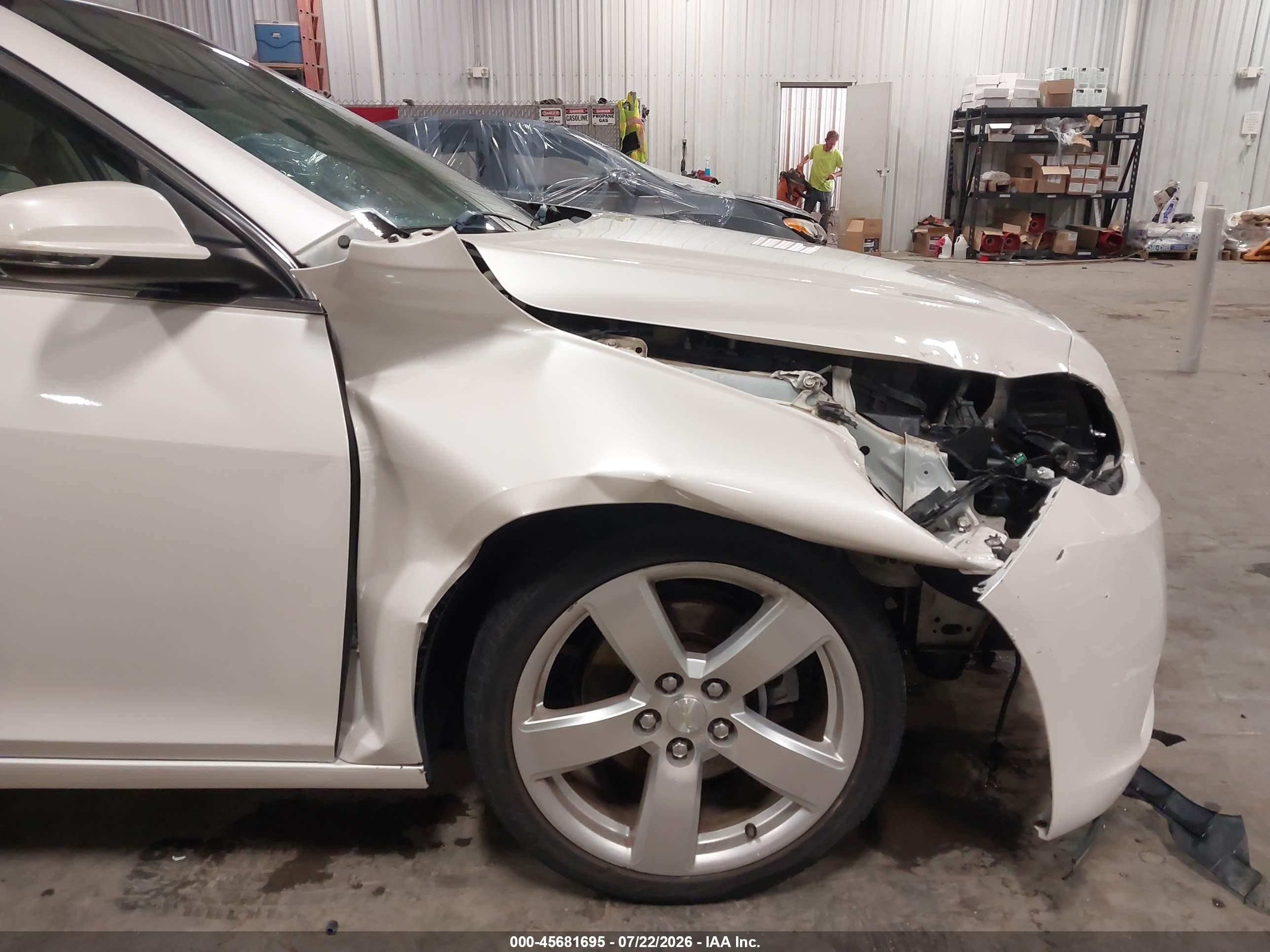 2013 Chevrolet Malibu 2lz White vin: 1G11J5SXXDF187588
