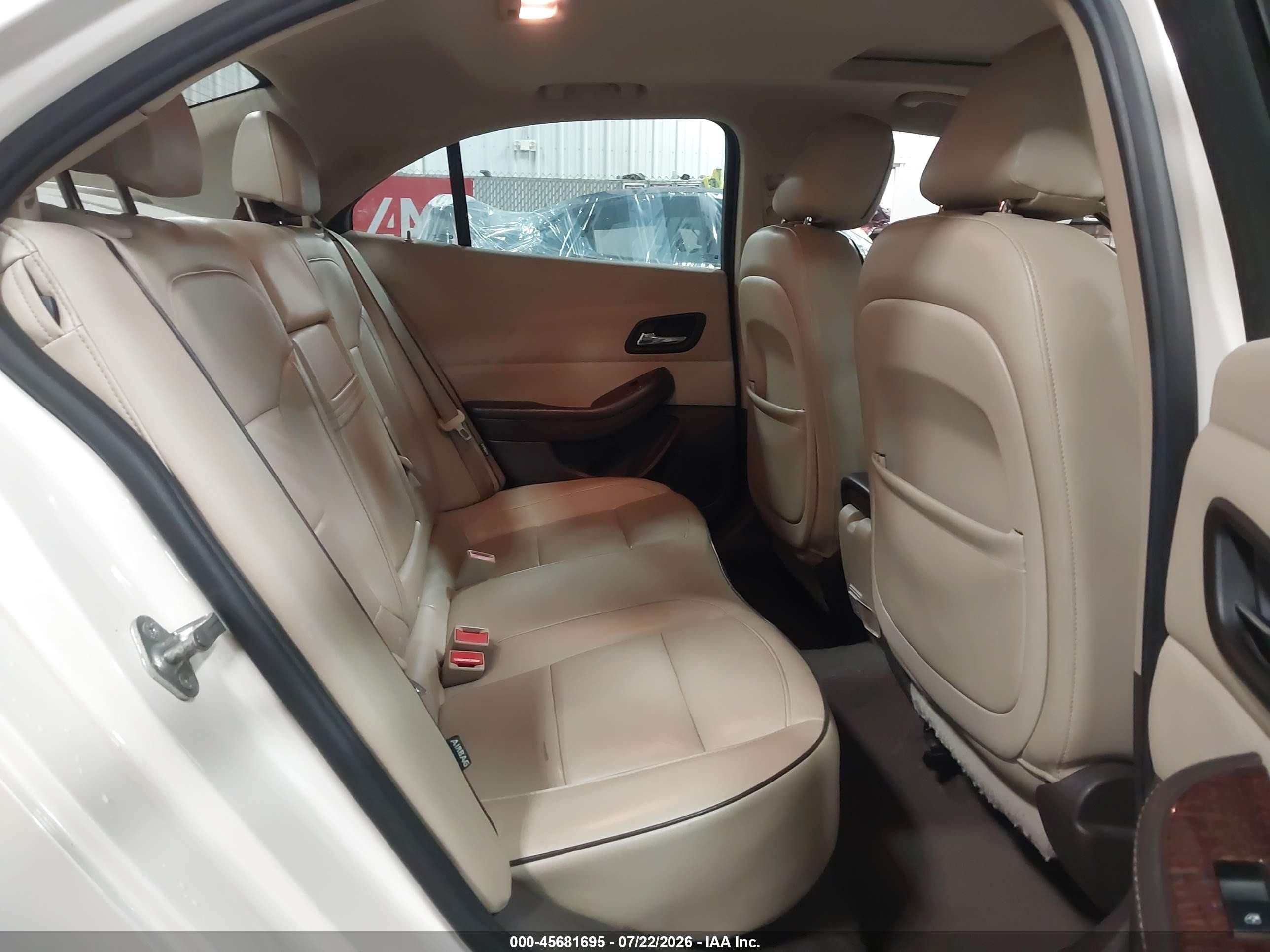 2013 Chevrolet Malibu 2lz White vin: 1G11J5SXXDF187588