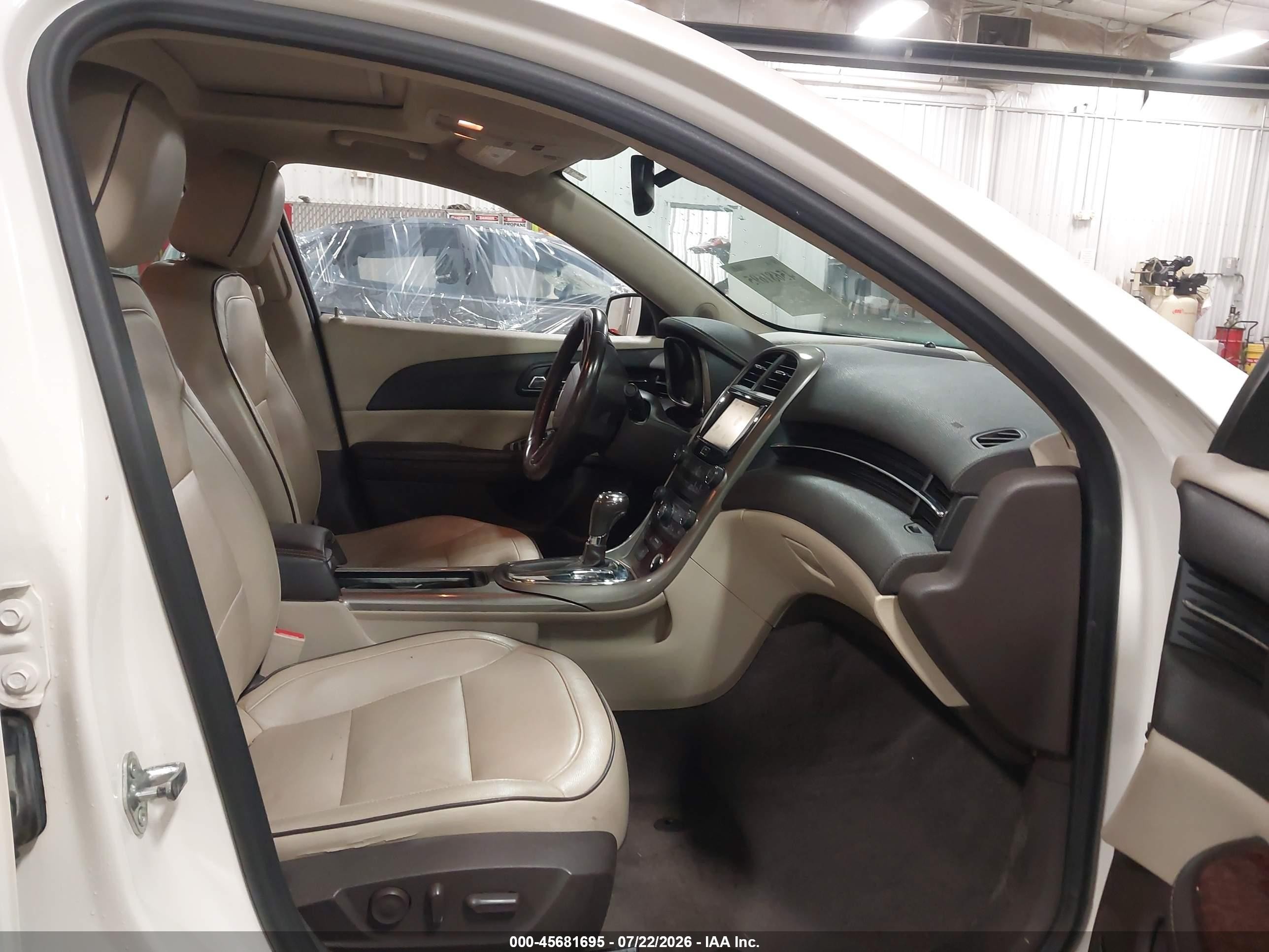 2013 Chevrolet Malibu 2lz White vin: 1G11J5SXXDF187588