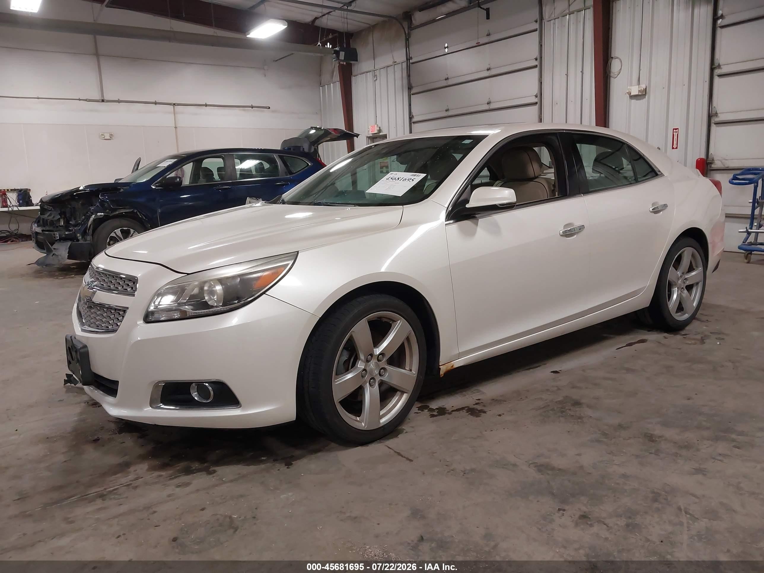 2013 Chevrolet Malibu 2lz White vin: 1G11J5SXXDF187588
