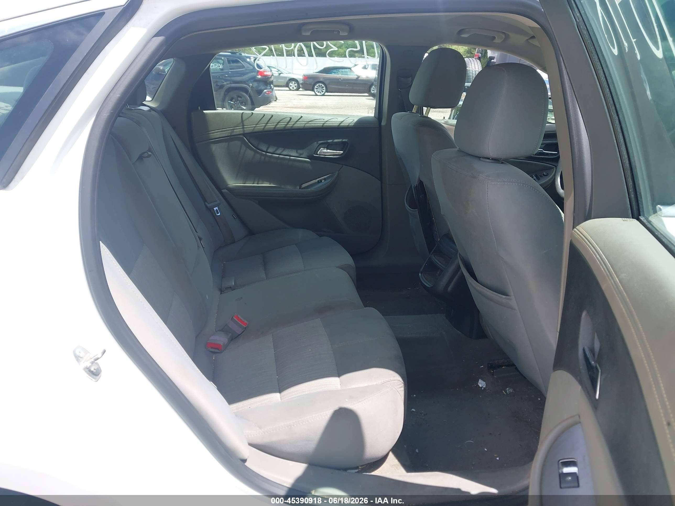 2015 Chevrolet Impala 1fl White vin: 1G11X5SL2FU101006