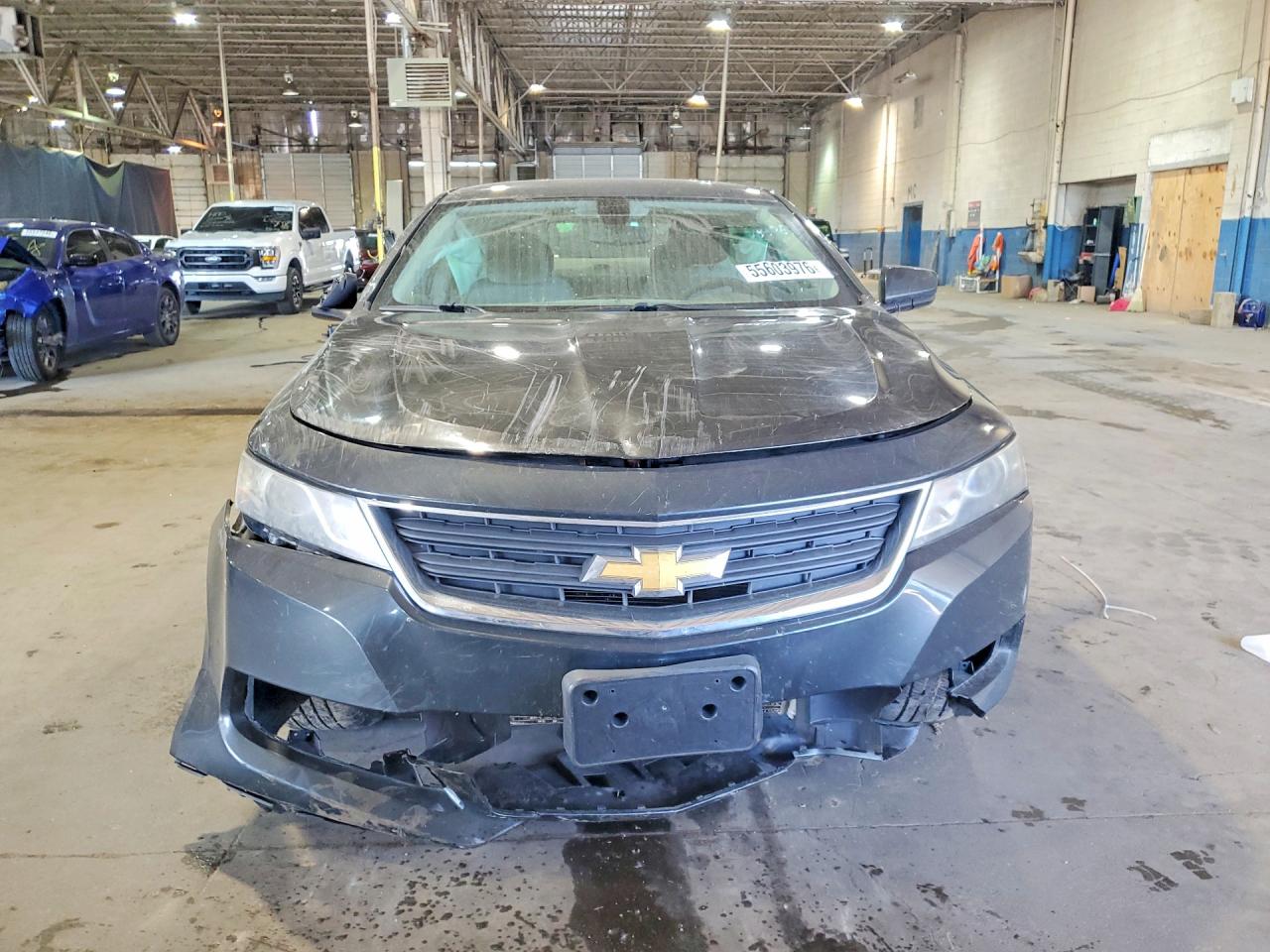 2014 Chevrolet Impala Ls Gray vin: 1G11X5SL3EU162086