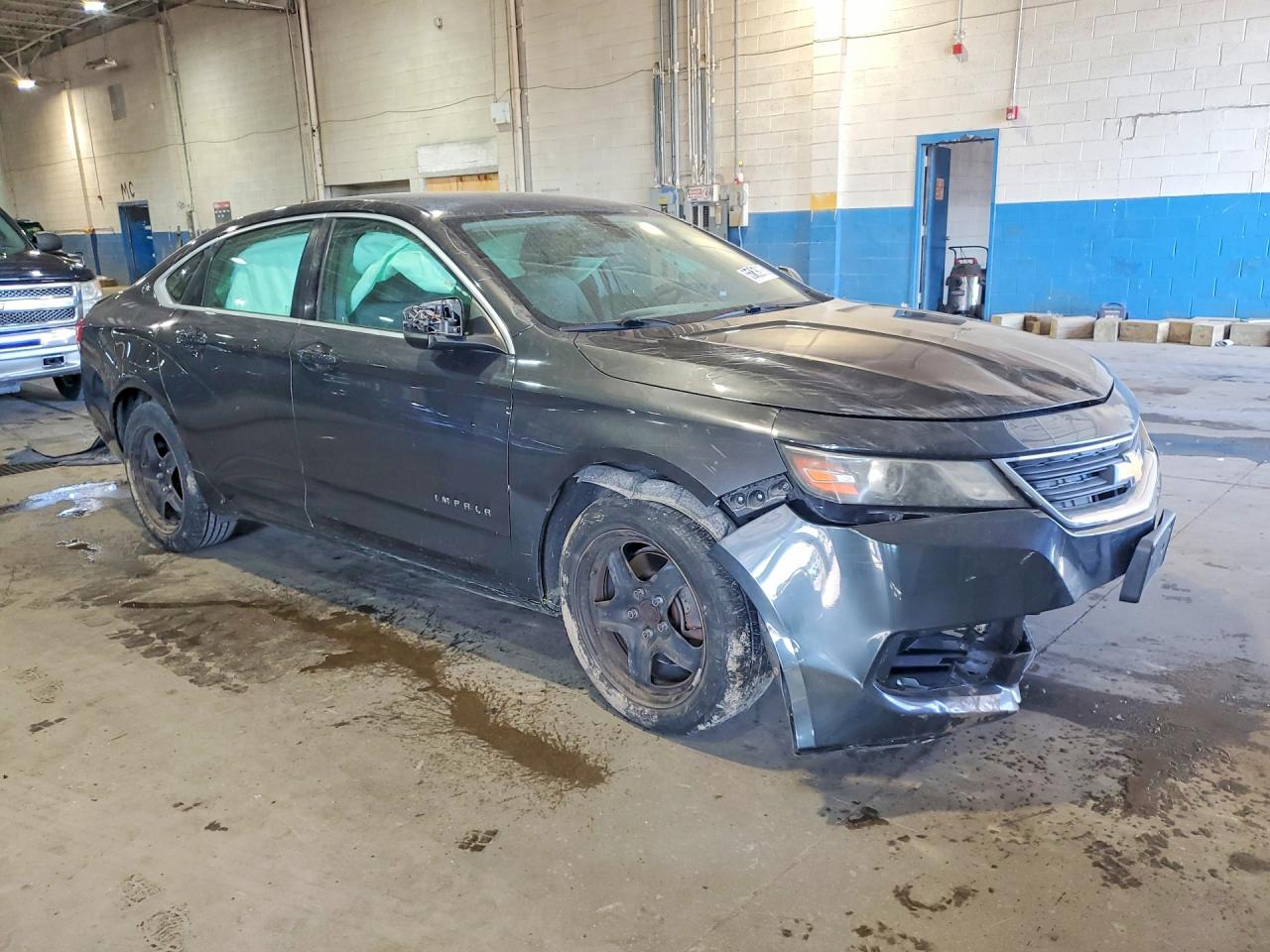 2014 Chevrolet Impala Ls Gray vin: 1G11X5SL3EU162086
