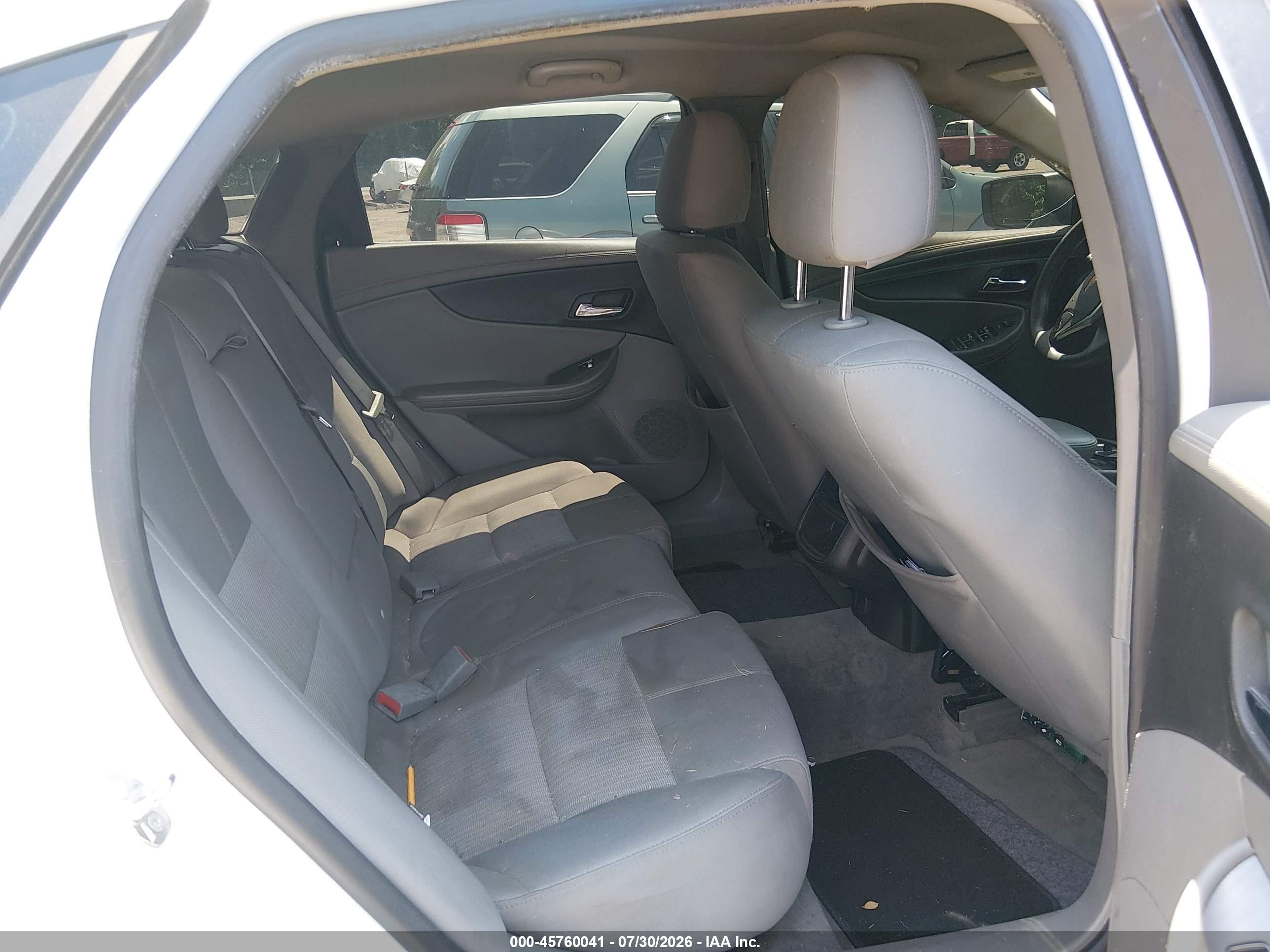 2015 Chevrolet Impala 1fl White vin: 1G11X5SL5FU138759