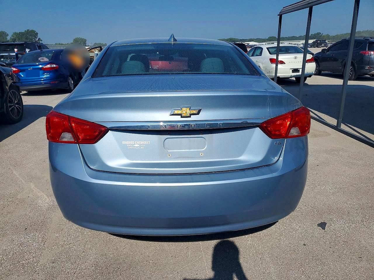 2015 Chevrolet Impala Ls Blue vin: 1G11X5SL9FU142457