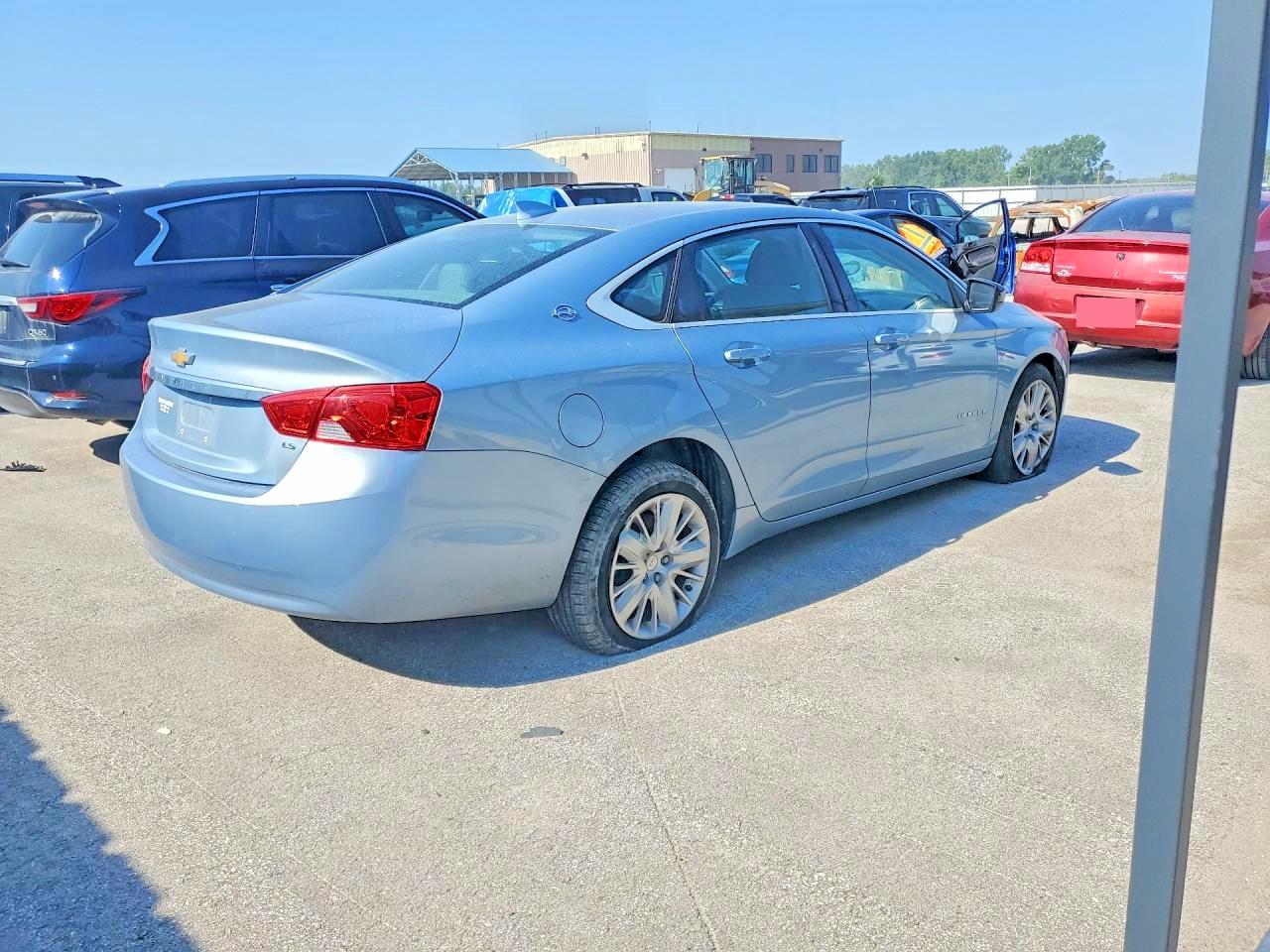 2015 Chevrolet Impala Ls Blue vin: 1G11X5SL9FU142457