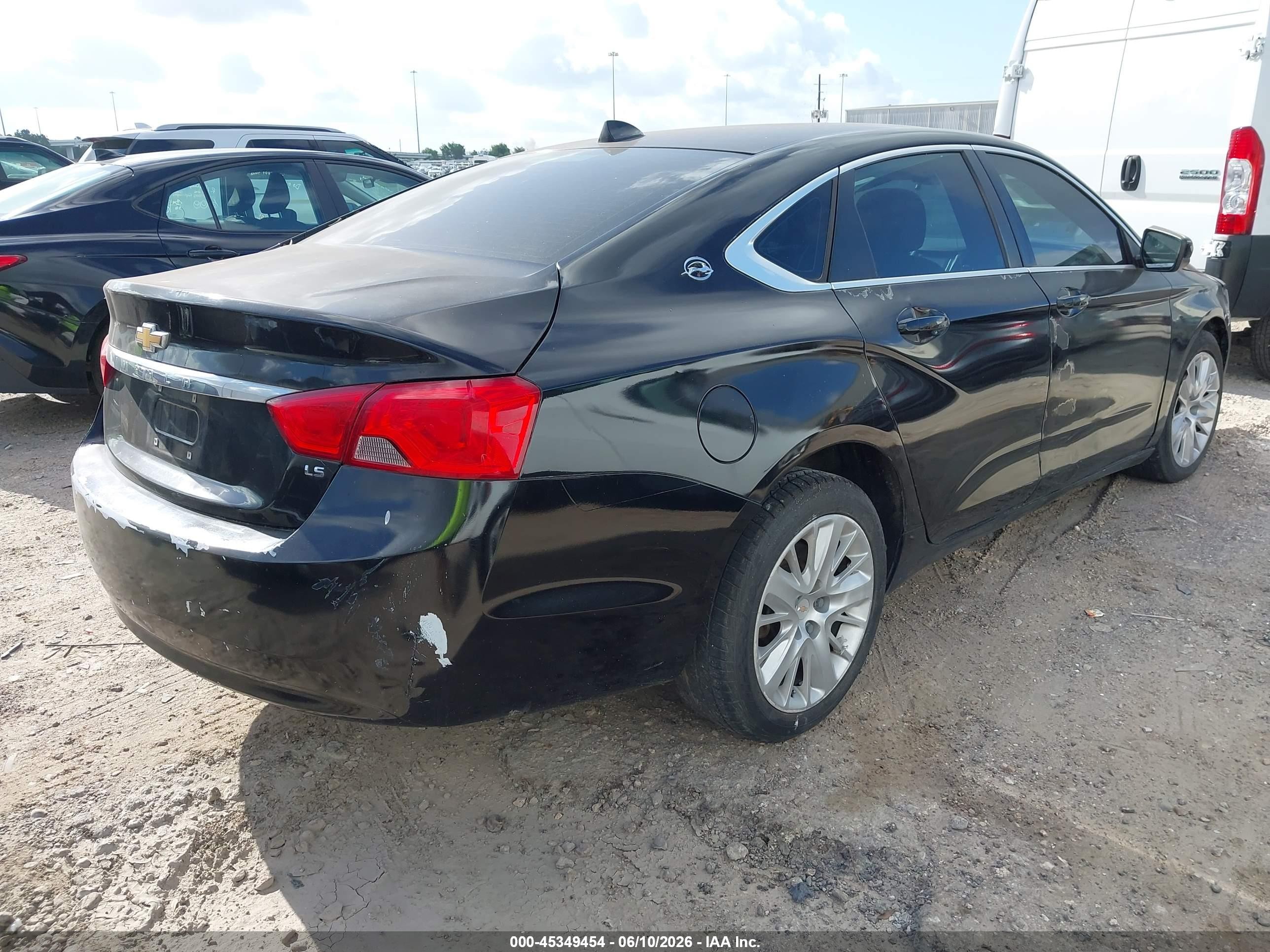 2014 Chevrolet Impala 1ls Black vin: 1G11Y5SL0EU144285
