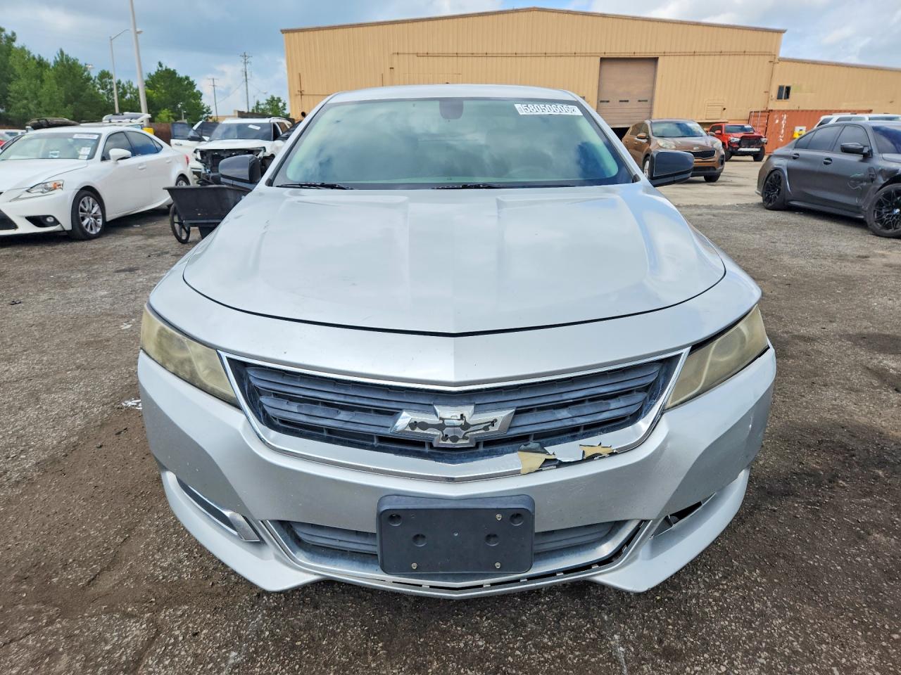 2014 Chevrolet Impala Ls Silver vin: 1G11Y5SL2EU104676