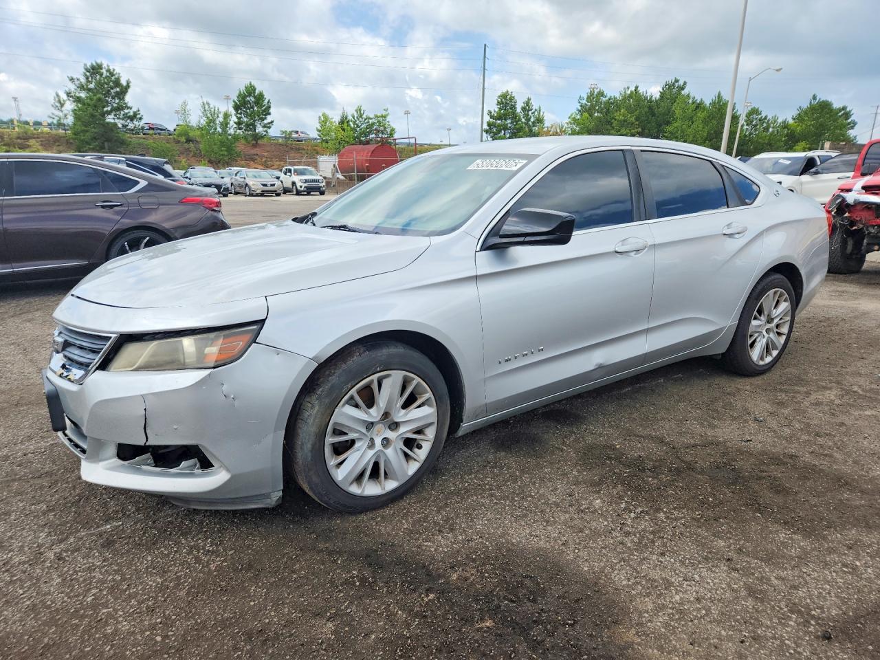 2014 Chevrolet Impala Ls Silver vin: 1G11Y5SL2EU104676