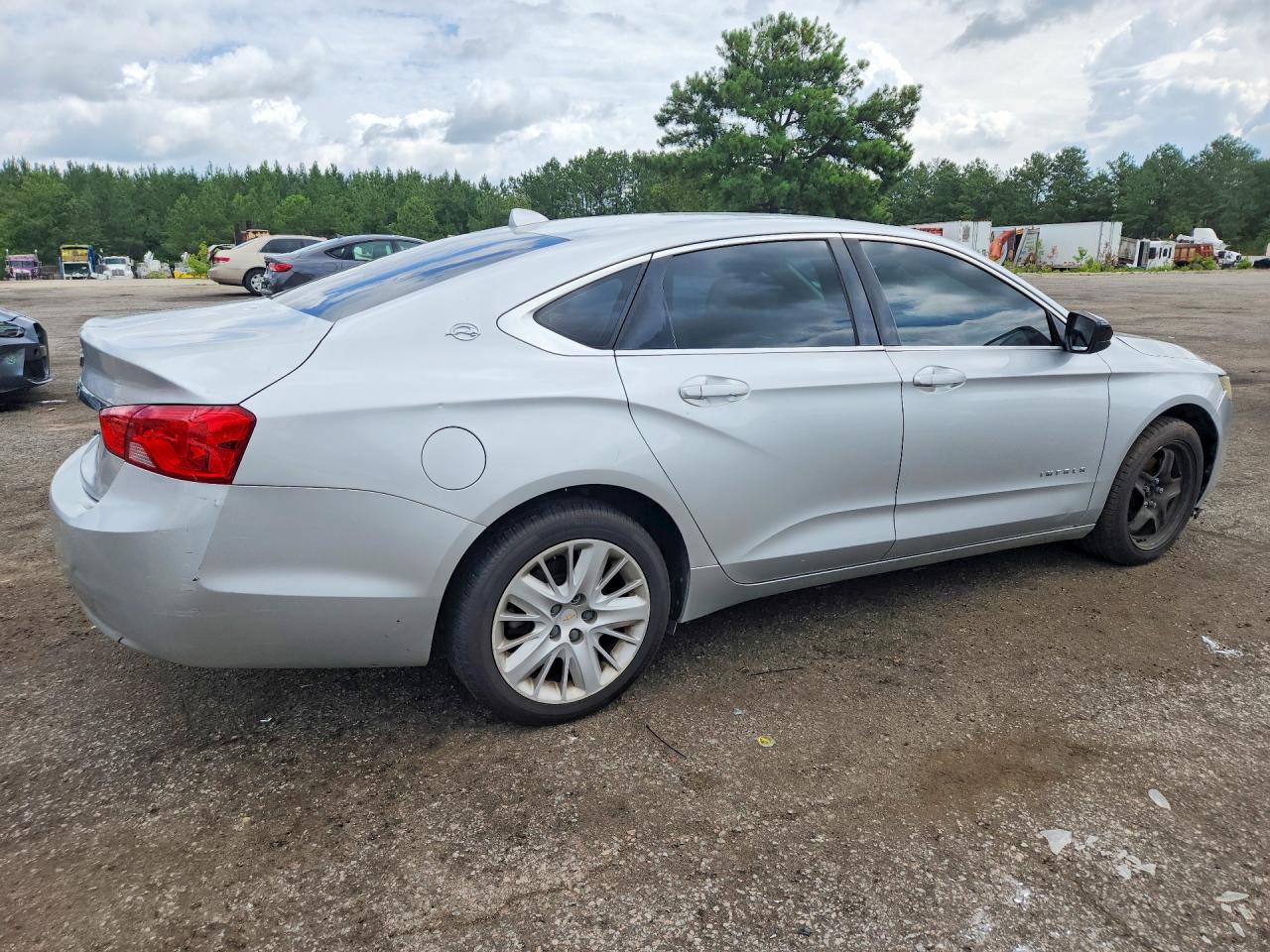 2014 Chevrolet Impala Ls Silver vin: 1G11Y5SL2EU104676