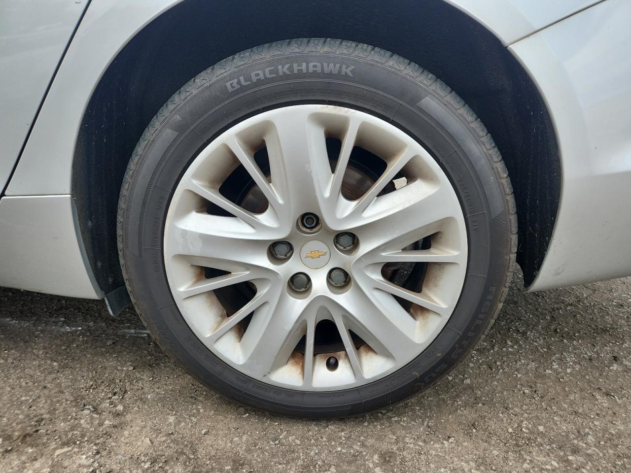 2014 Chevrolet Impala Ls Silver vin: 1G11Y5SL2EU104676 Damage: Left Rear Wheel, Curb Rash, 2 To 3 Inches
