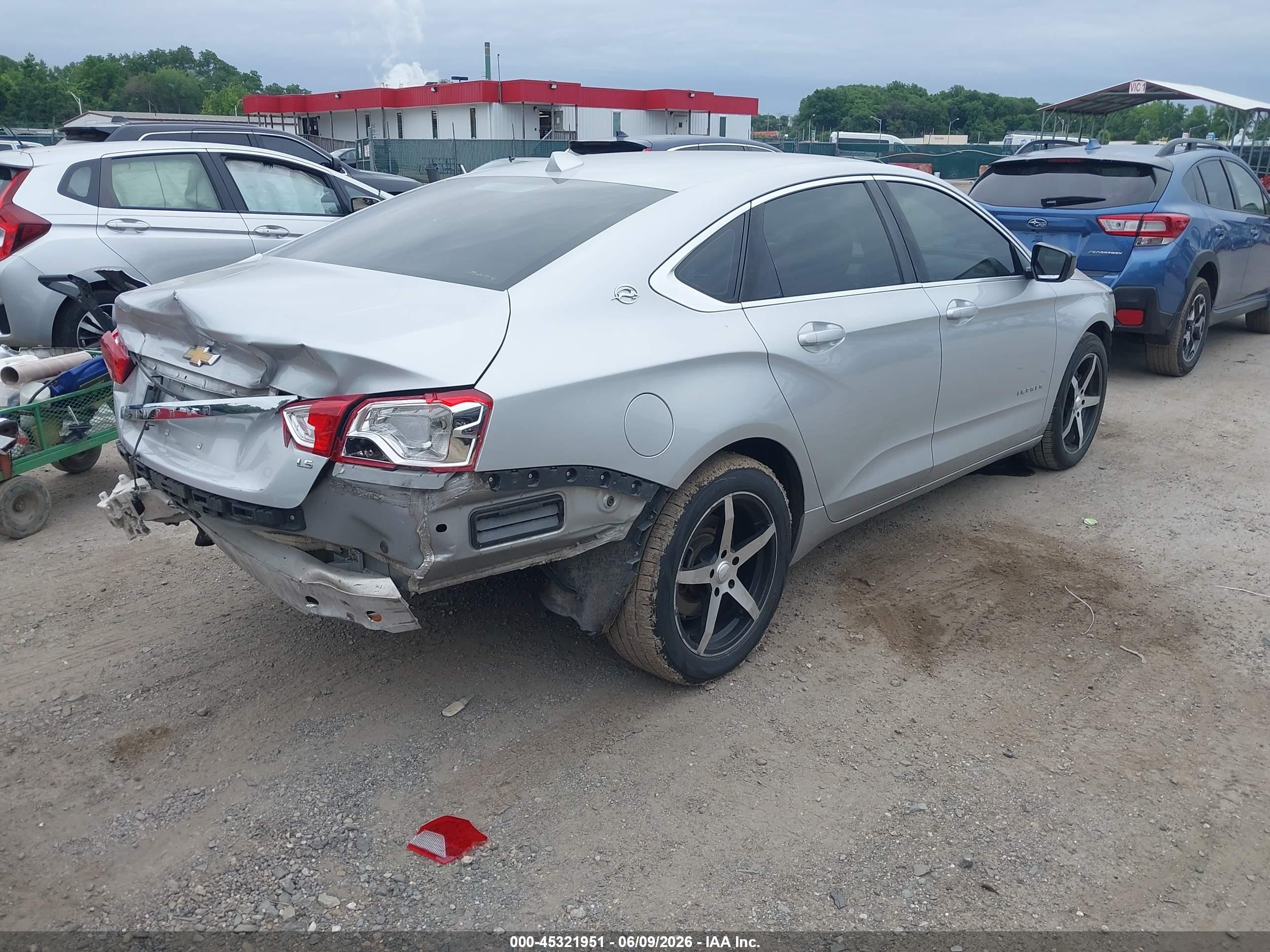2014 Chevrolet Impala 1ls Silver vin: 1G11Y5SL2EU144983