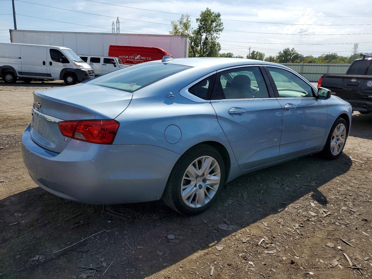2014 Chevrolet Impala Ls Blue vin: 1G11Y5SL3EU145916