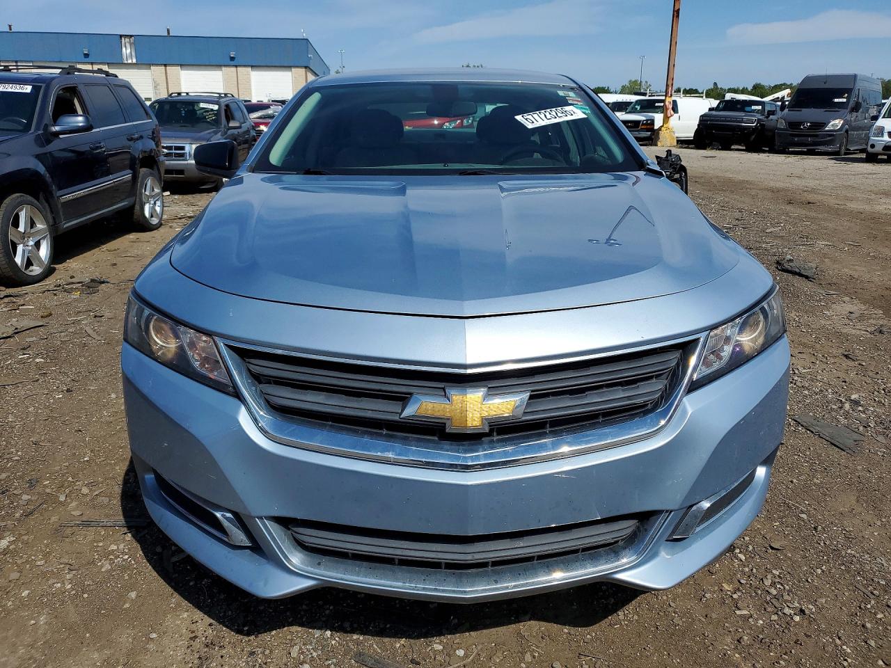 2014 Chevrolet Impala Ls Blue vin: 1G11Y5SL3EU145916