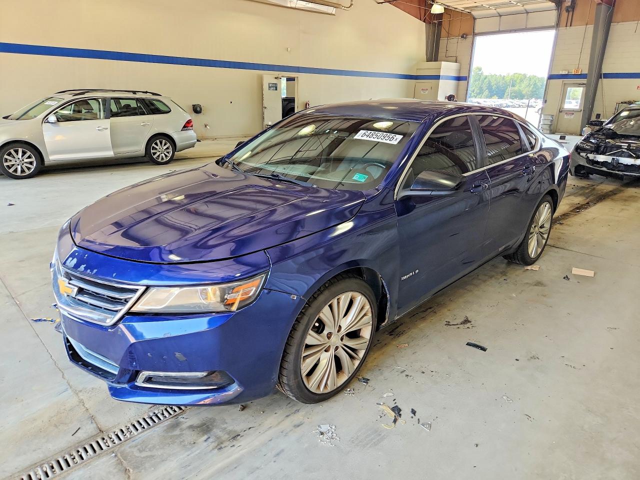 2014 Chevrolet Impala Ls Blue vin: 1G11Y5SL3EU156169