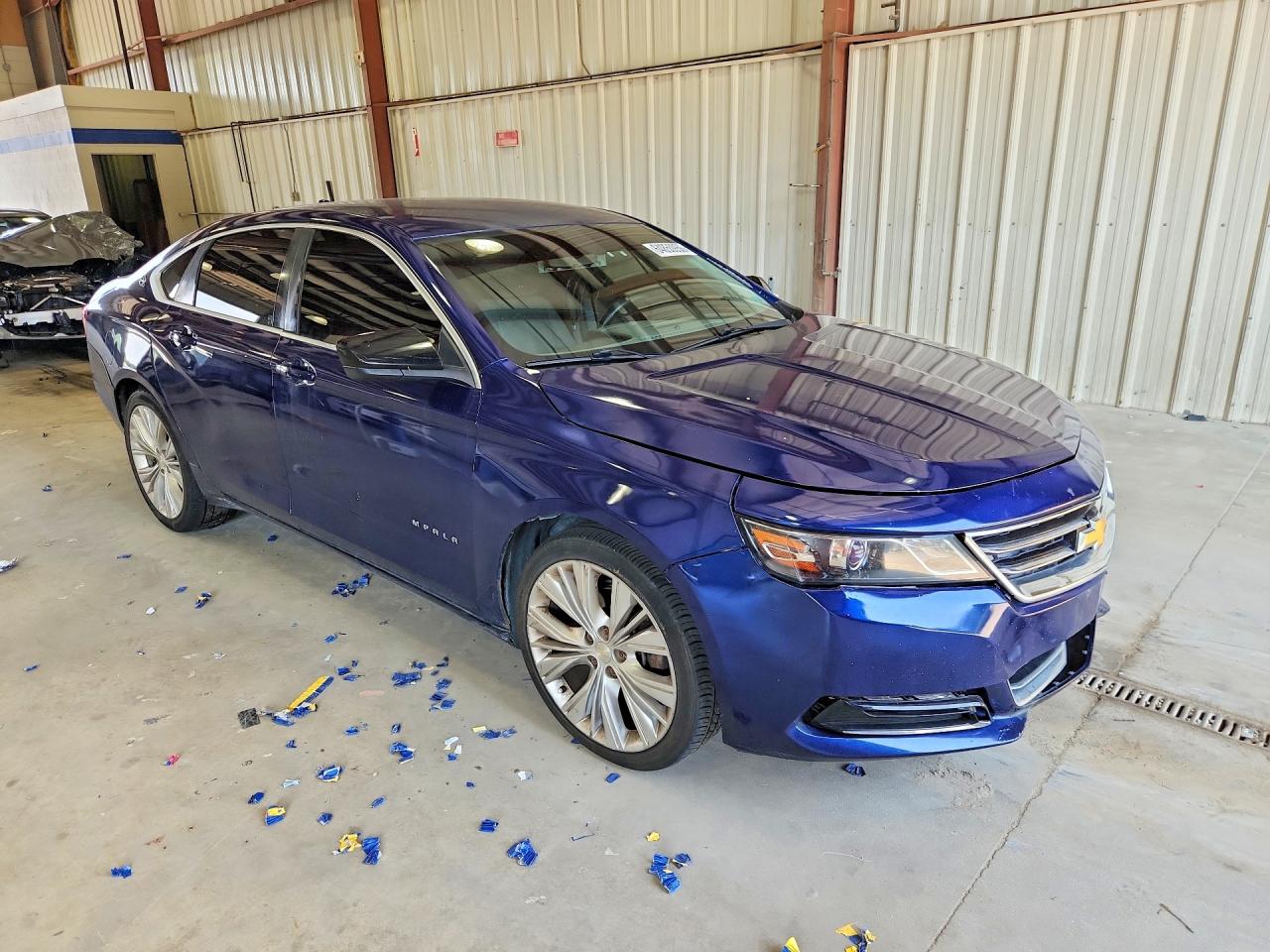 2014 Chevrolet Impala Ls Blue vin: 1G11Y5SL3EU156169