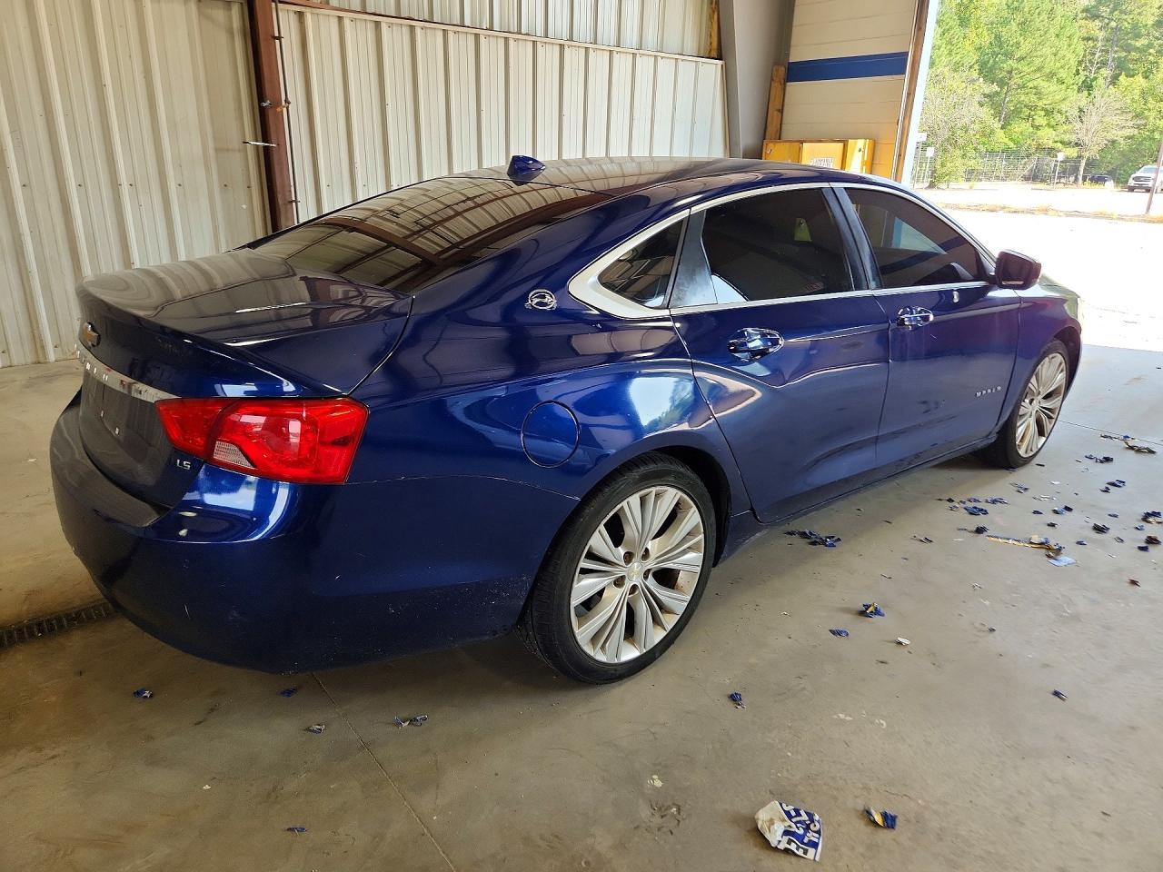 2014 Chevrolet Impala Ls Blue vin: 1G11Y5SL3EU156169