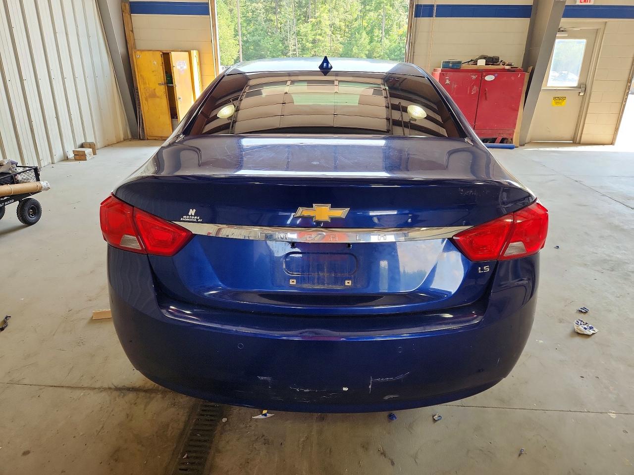 2014 Chevrolet Impala Ls Blue vin: 1G11Y5SL3EU156169