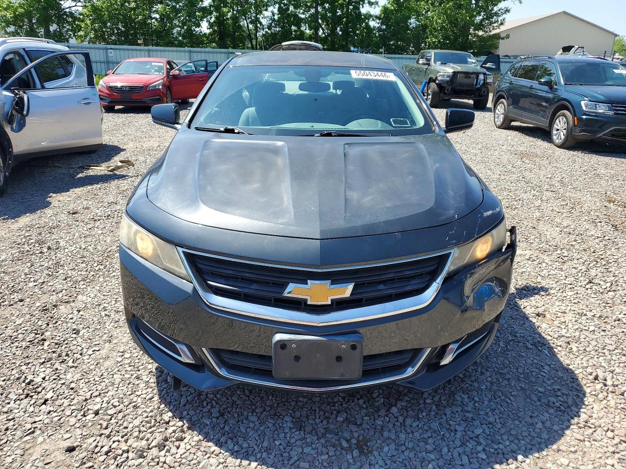 2014 Chevrolet Impala Ls Серый vin: 1G11Y5SL5EU109757