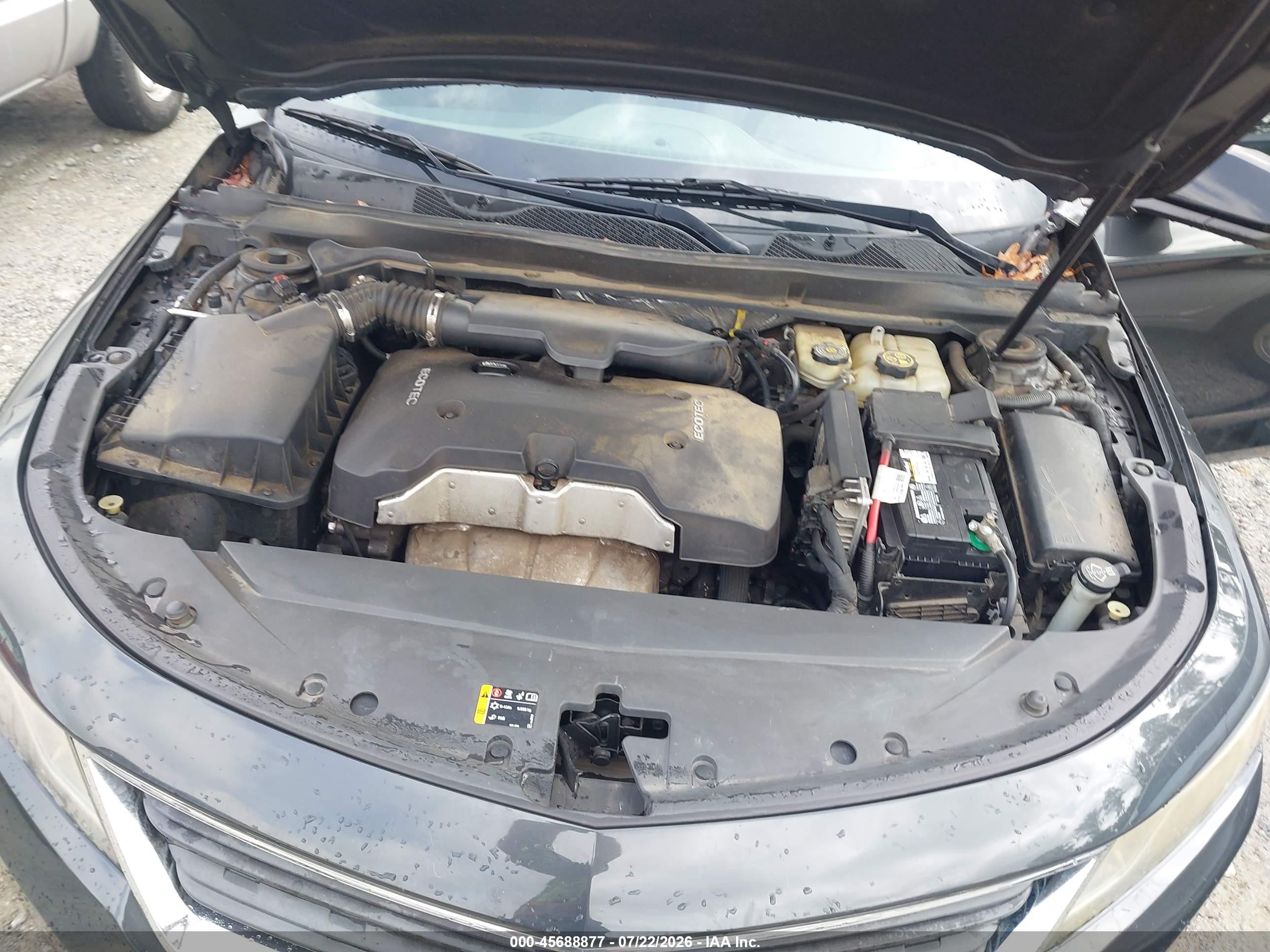 2014 Chevrolet Impala 1ls Gray vin: 1G11Y5SL6EU141679