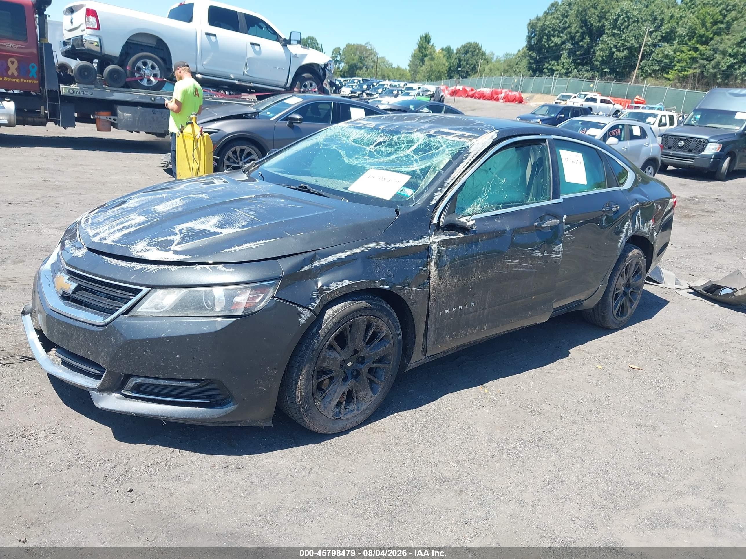 2014 Chevrolet Impala 1ls Gray vin: 1G11Y5SL7EU121067