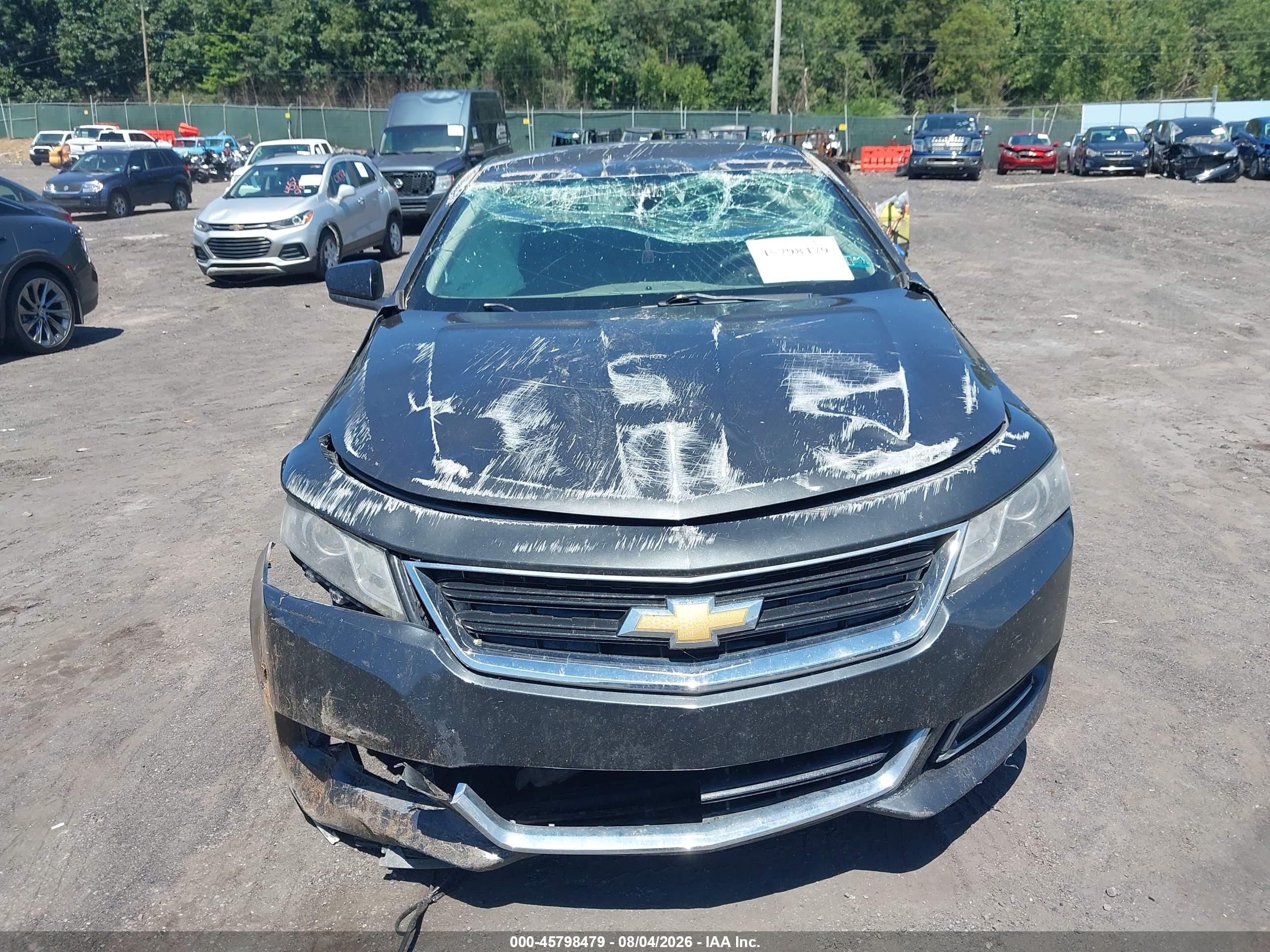 2014 Chevrolet Impala 1ls Gray vin: 1G11Y5SL7EU121067