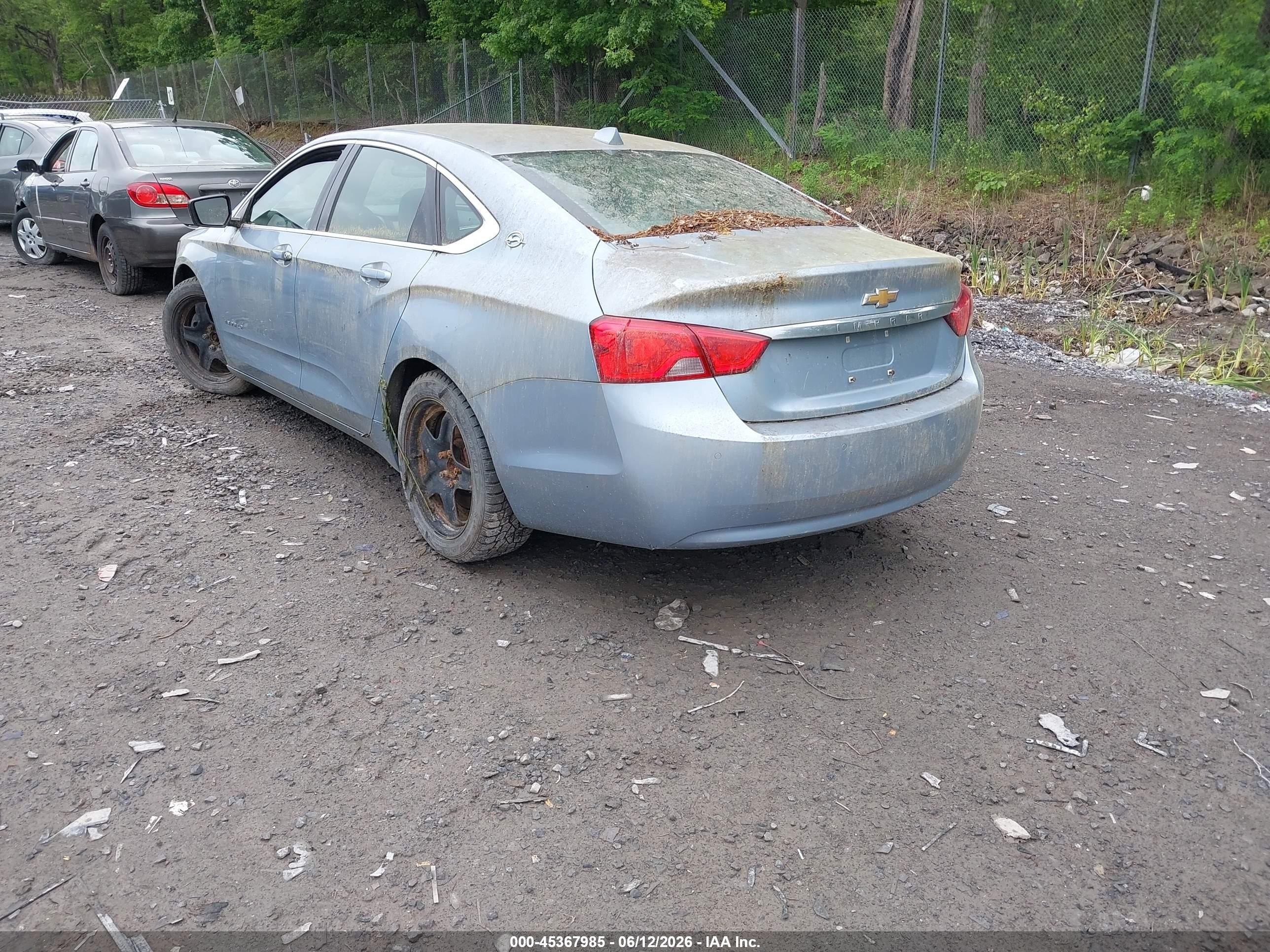 2014 Chevrolet Impala 1ls Turquoise vin: 1G11Y5SL8EU103337