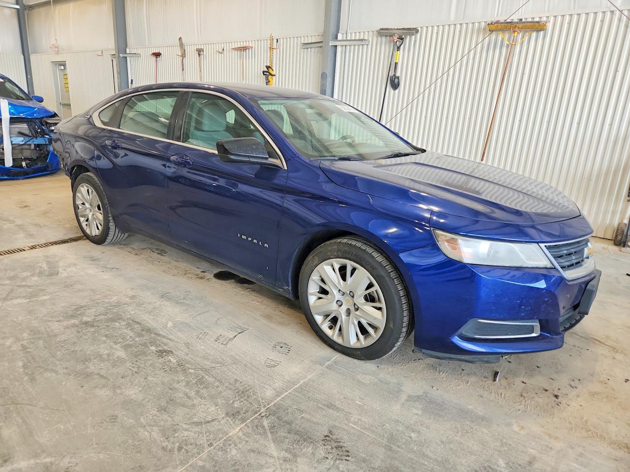 2014 Chevrolet Impala Ls Синий vin: 1G11Y5SL8EU117268