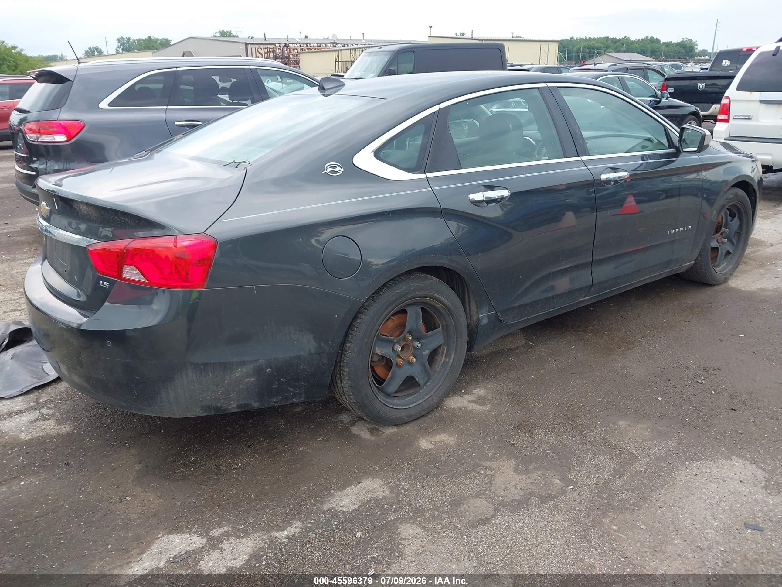 2014 Chevrolet Impala 1ls Black vin: 1G11Y5SL9EU146276