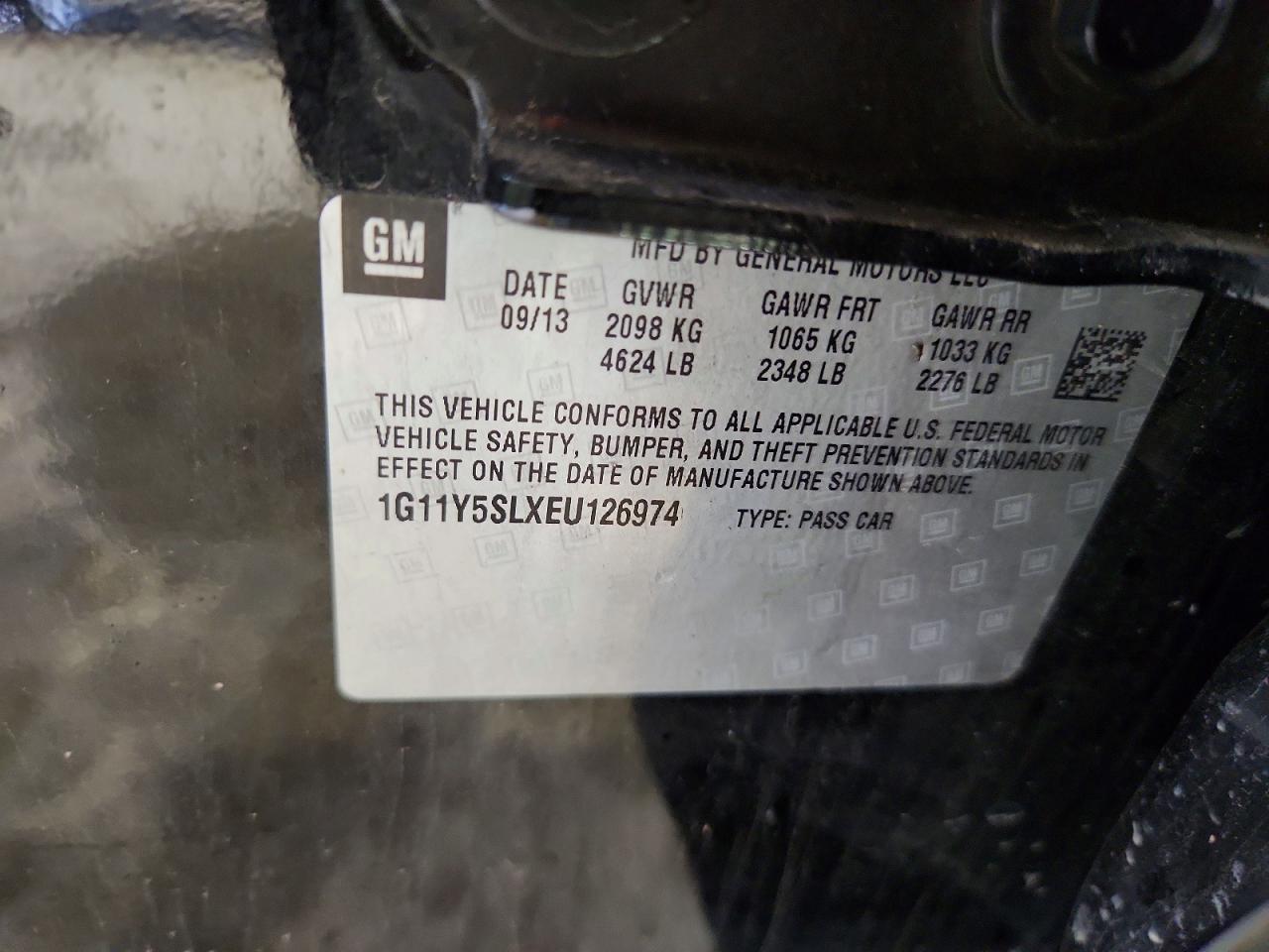 2014 Chevrolet Impala Ls Black vin: 1G11Y5SLXEU126974