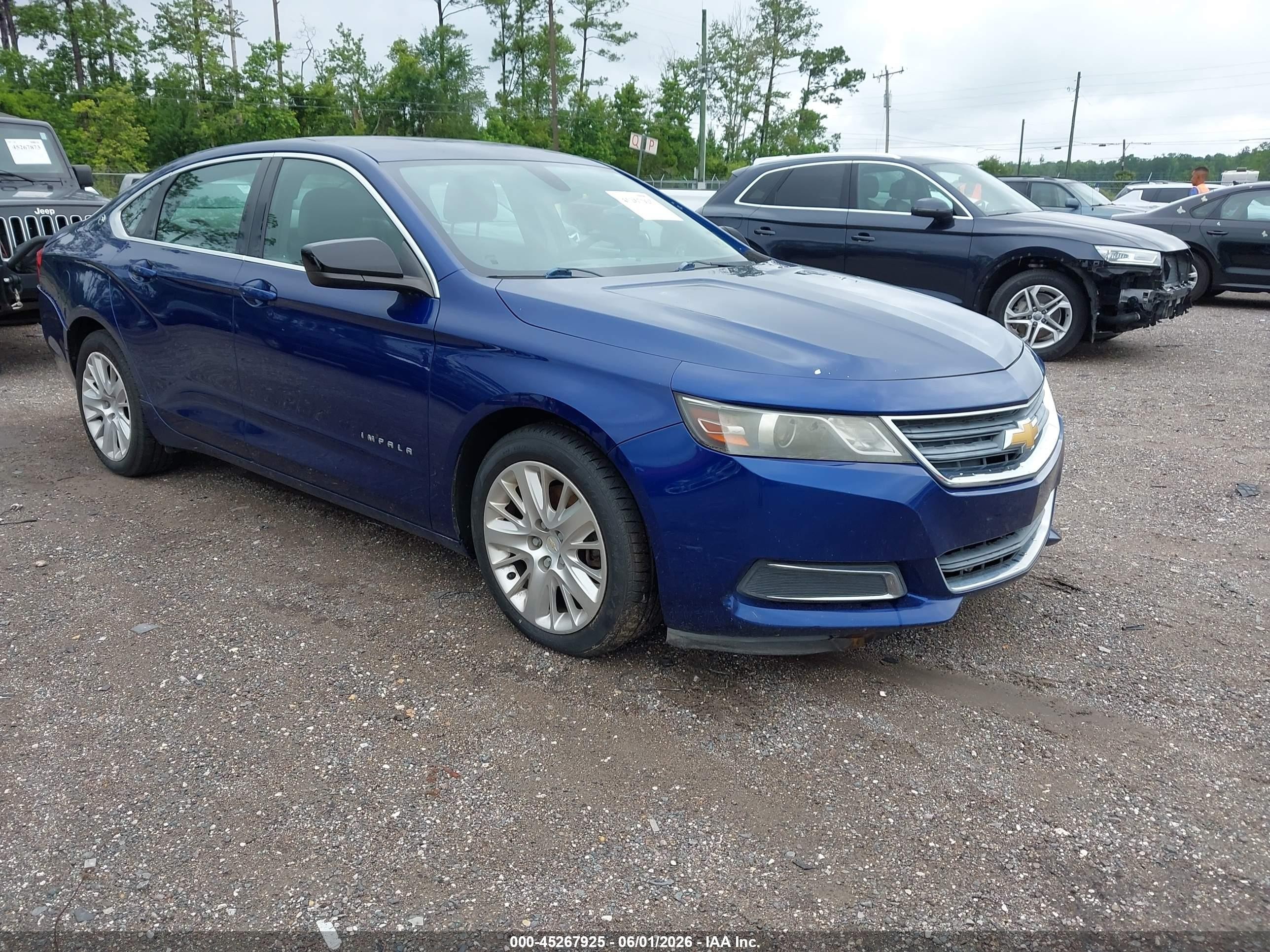 2014 Chevrolet Impala 1ls Blue vin: 1G11Y5SLXEU142656