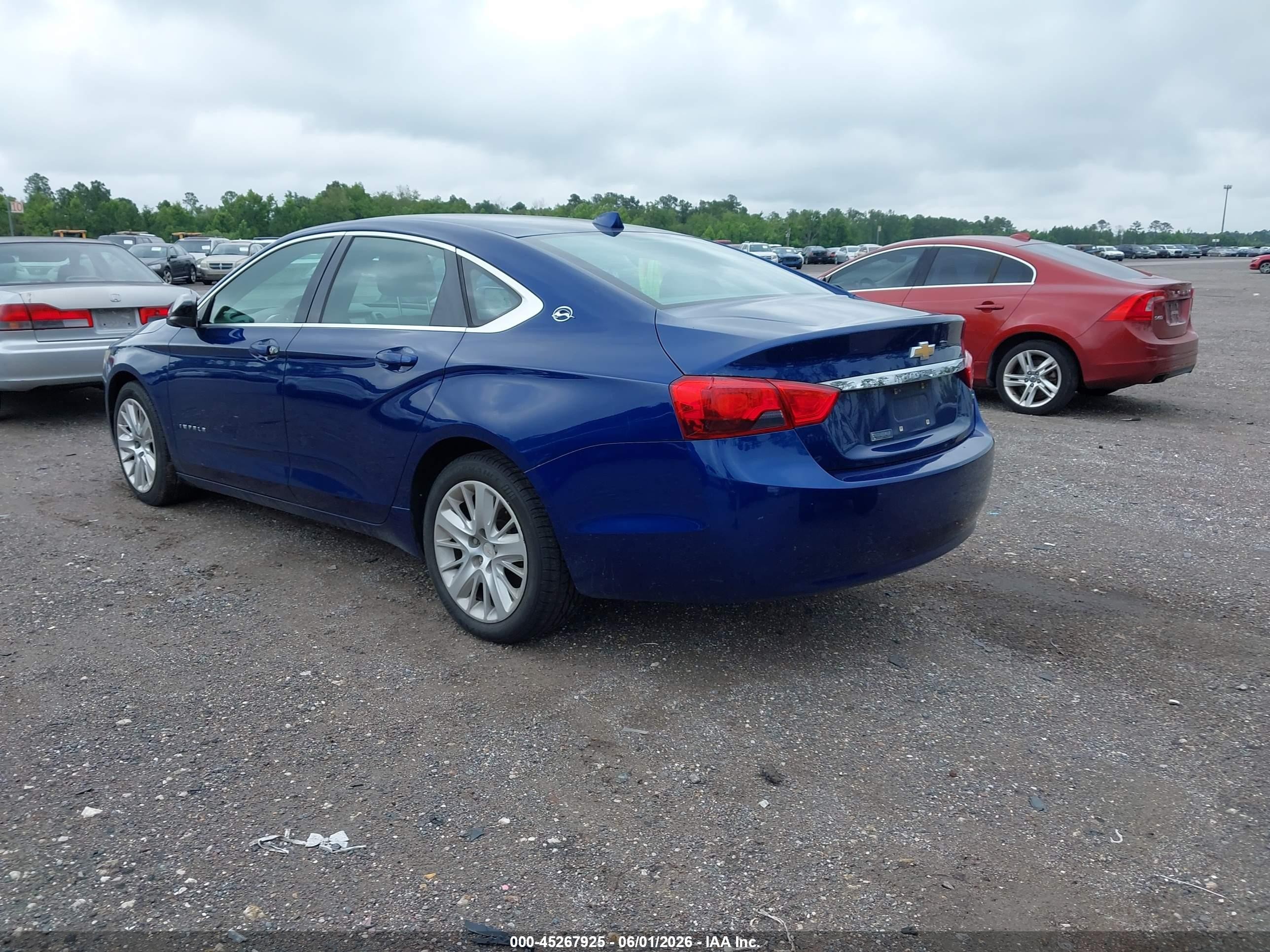 2014 Chevrolet Impala 1ls Blue vin: 1G11Y5SLXEU142656
