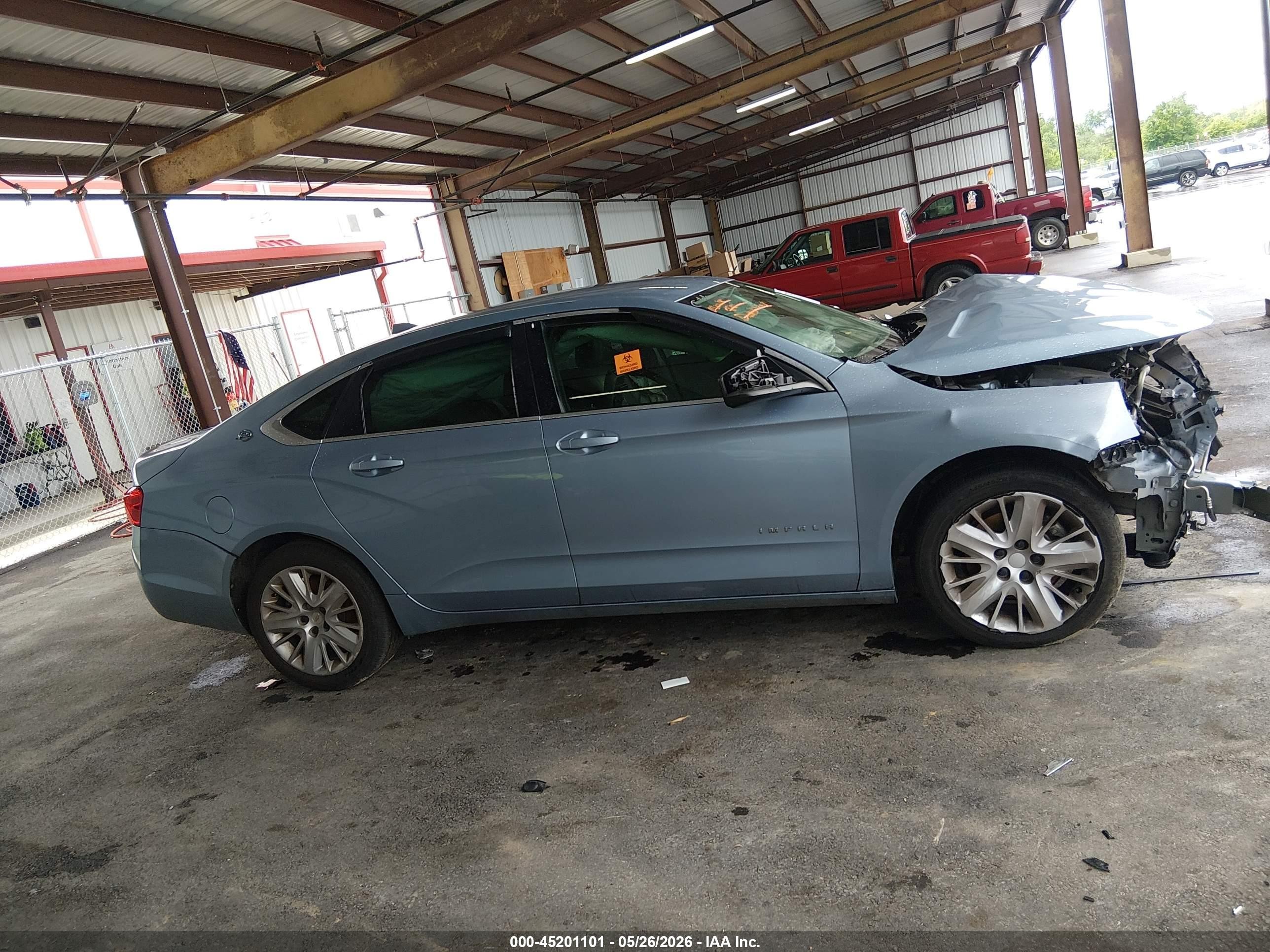 2014 Chevrolet Impala 1ls Light Blue vin: 1G11Y5SLXEU148375