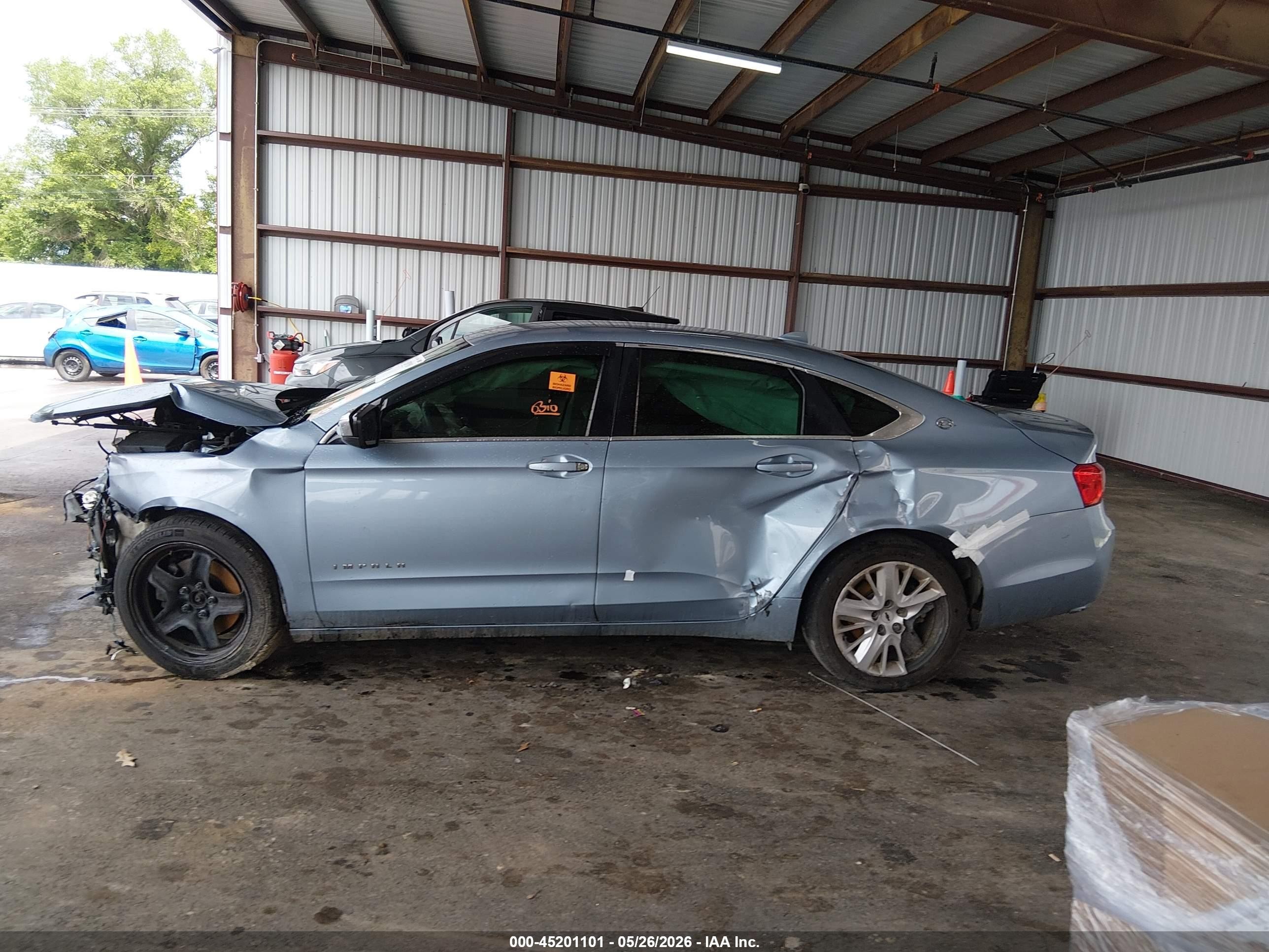 2014 Chevrolet Impala 1ls Light Blue vin: 1G11Y5SLXEU148375