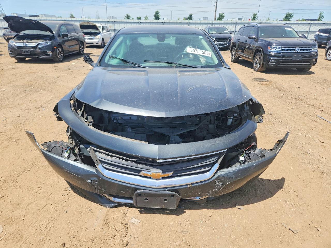 2014 Chevrolet Impala Ls Gray vin: 1G11Y5SLXEU167542