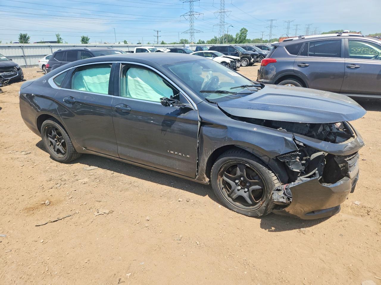 2014 Chevrolet Impala Ls Gray vin: 1G11Y5SLXEU167542