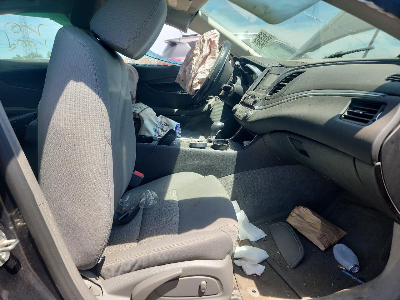 2014 Chevrolet Impala Ls Gray vin: 1G11Y5SLXEU167542