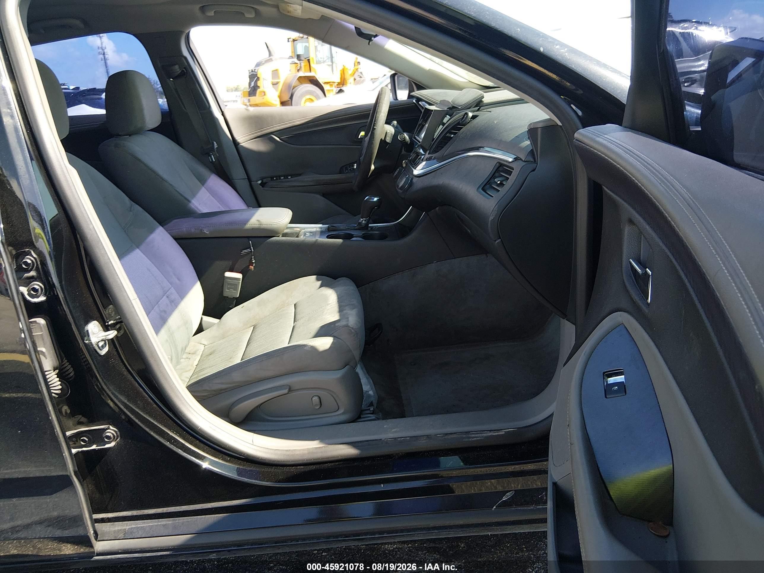 2015 Chevrolet Impala Ls Black vin: 1G11Z5SL1FU106918