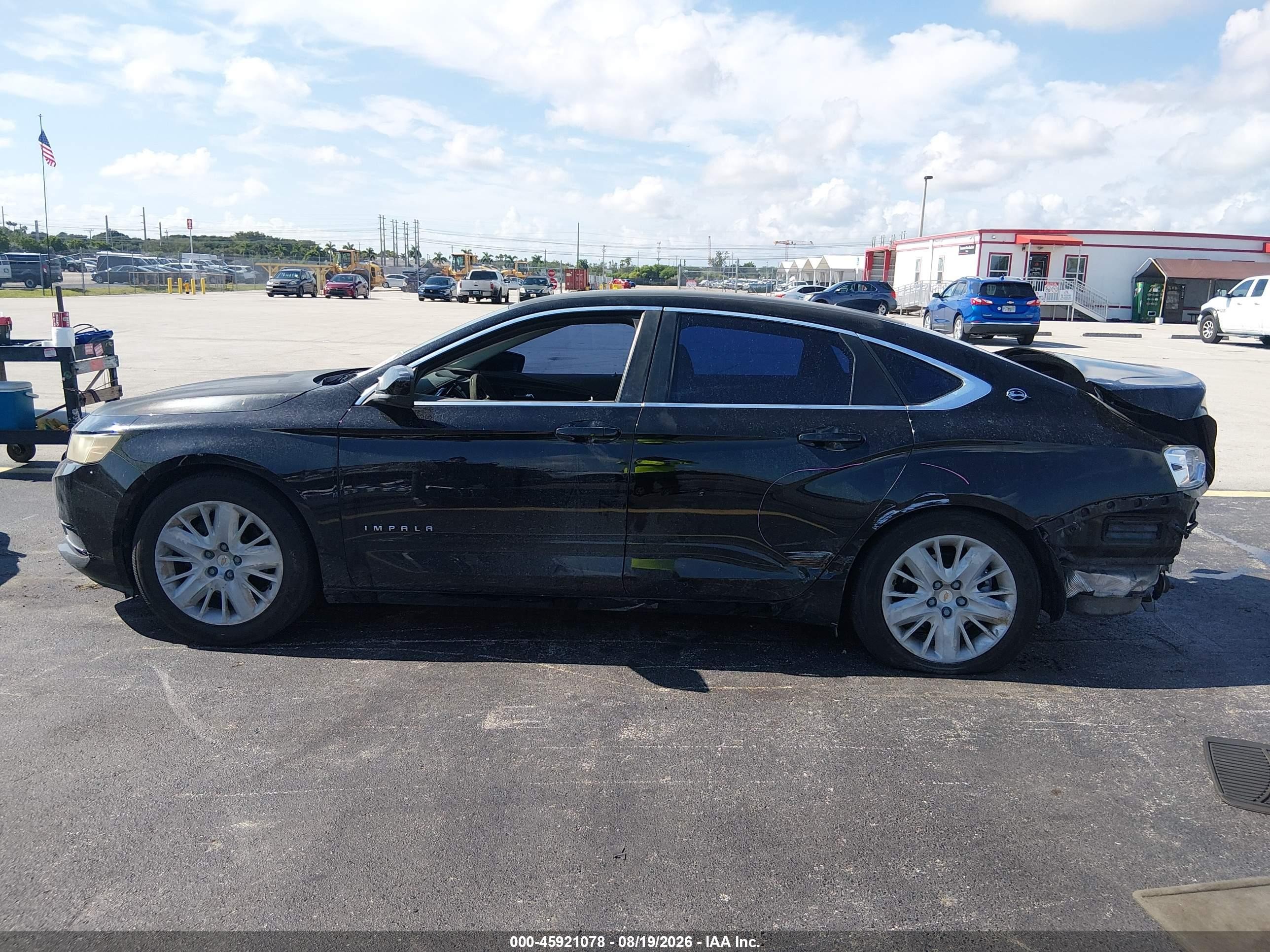 2015 Chevrolet Impala Ls Black vin: 1G11Z5SL1FU106918
