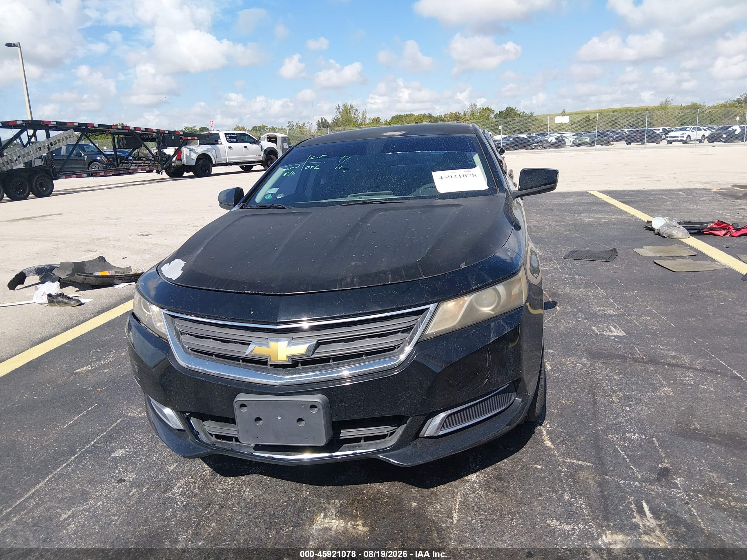 2015 Chevrolet Impala Ls Black vin: 1G11Z5SL1FU106918