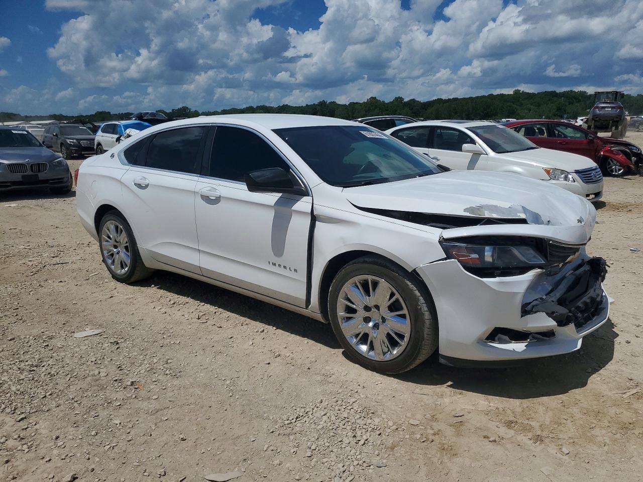 2015 Chevrolet Impala Ls White vin: 1G11Z5SL4FU114673