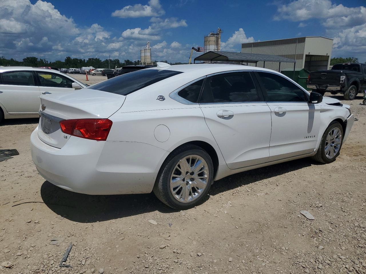 2015 Chevrolet Impala Ls White vin: 1G11Z5SL4FU114673