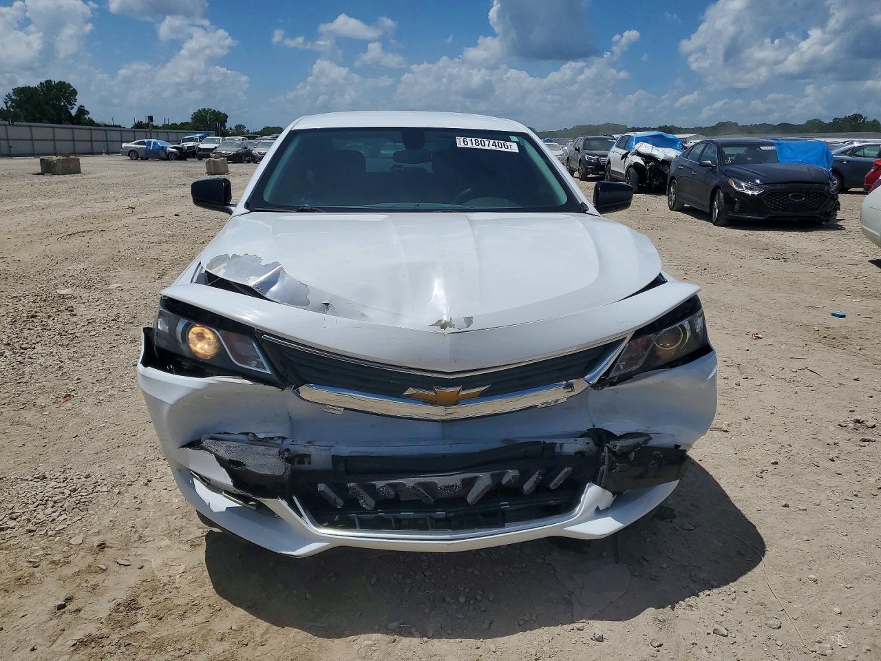 2015 Chevrolet Impala Ls White vin: 1G11Z5SL4FU114673