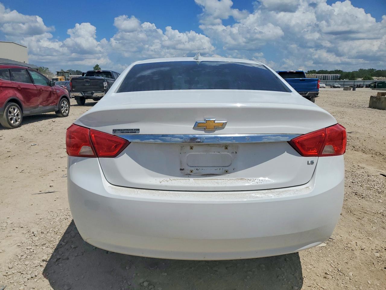 2015 Chevrolet Impala Ls White vin: 1G11Z5SL4FU114673