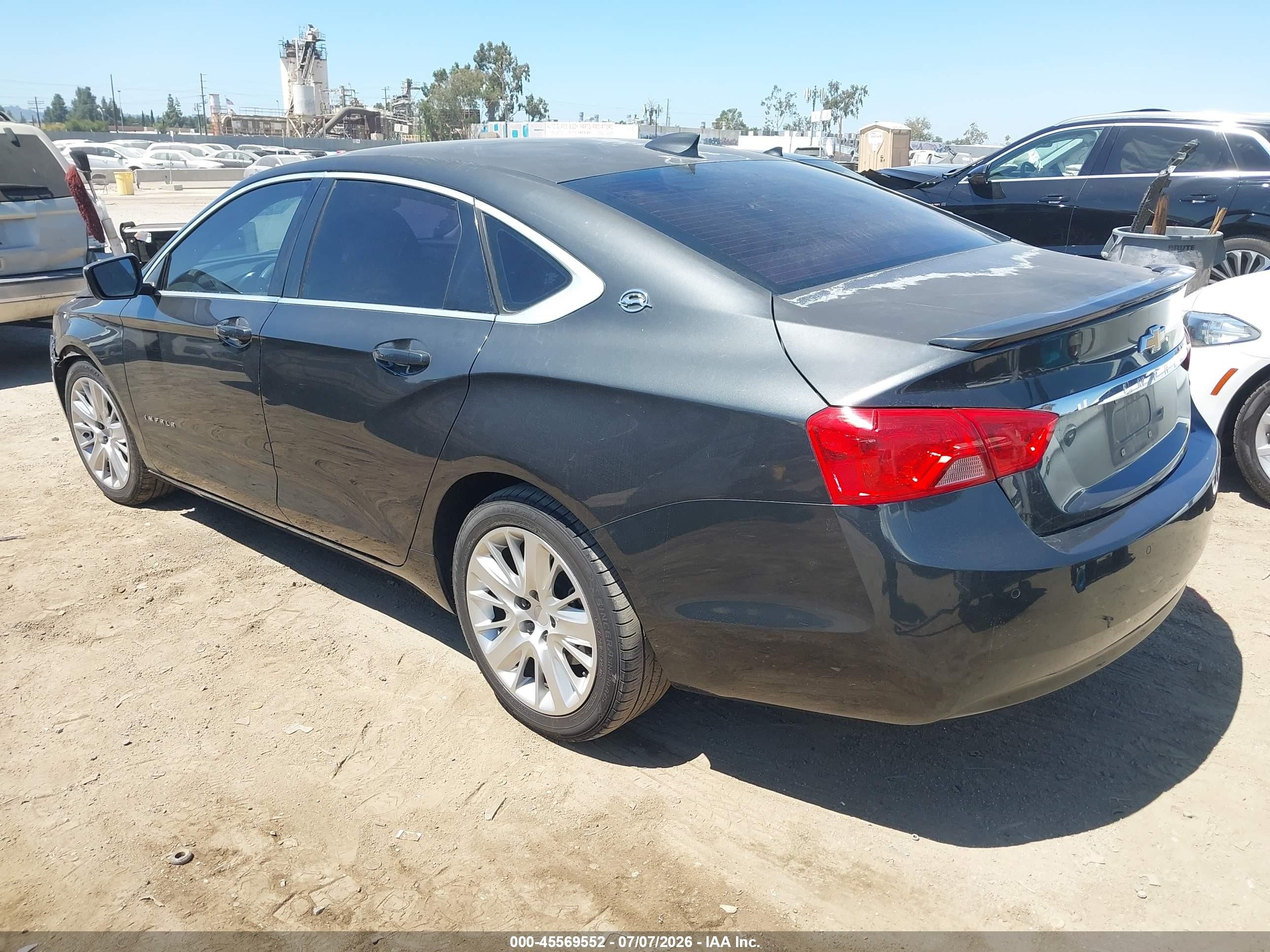 2015 Chevrolet Impala Ls Gray vin: 1G11Z5SL5FU127920