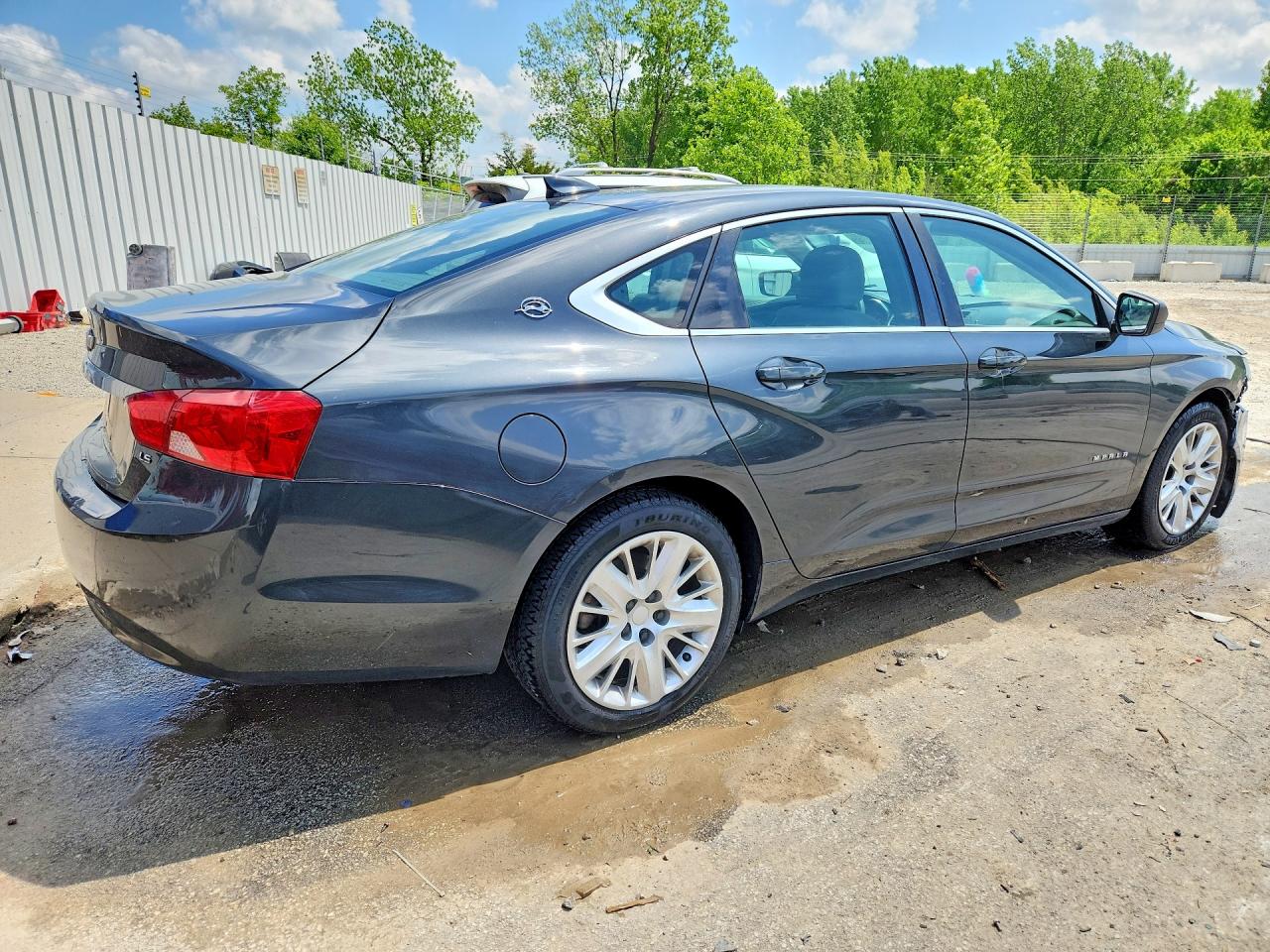 2015 Chevrolet Impala Ls Gray vin: 1G11Z5SL5FU145432