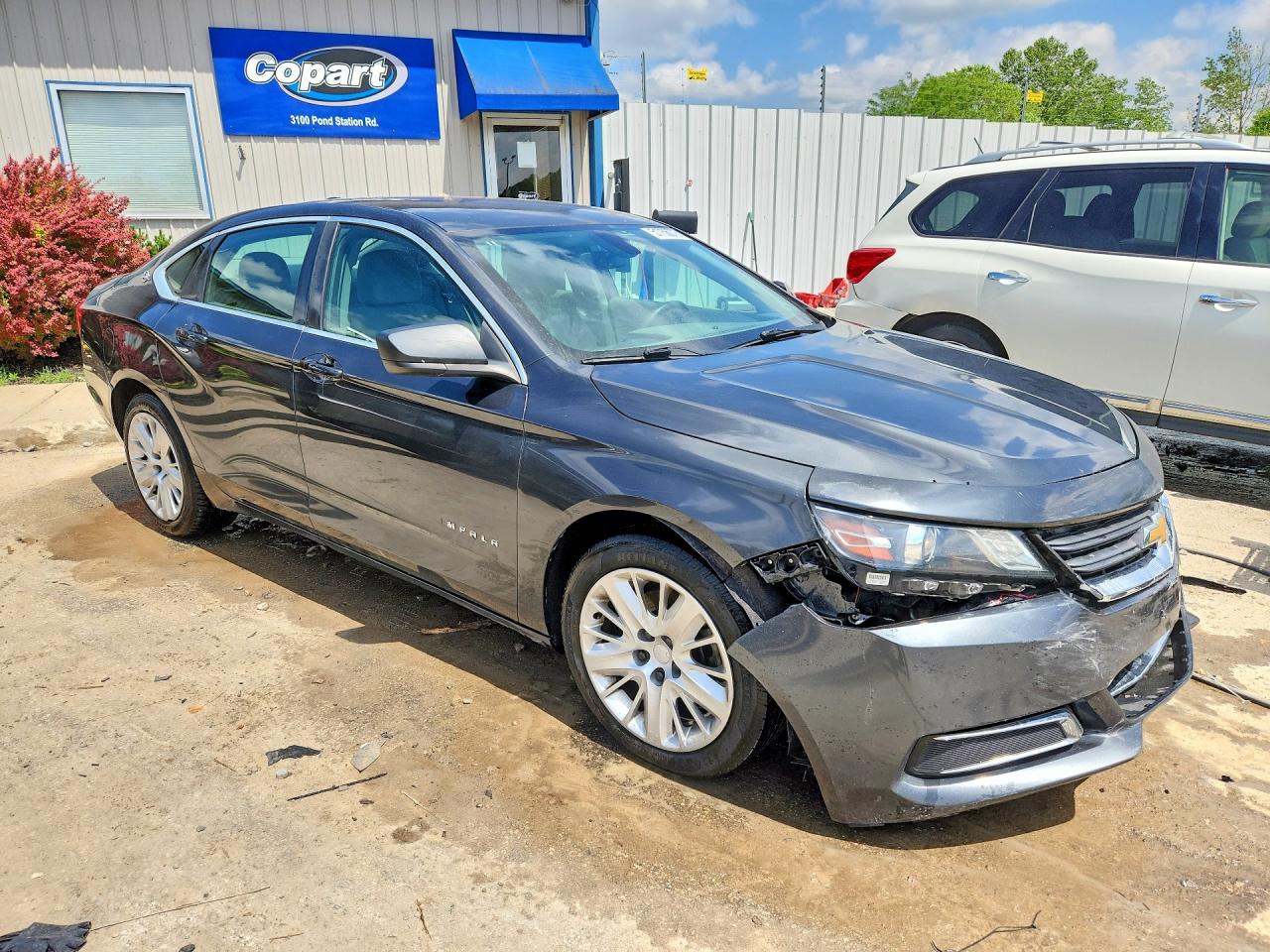 2015 Chevrolet Impala Ls Gray vin: 1G11Z5SL5FU145432