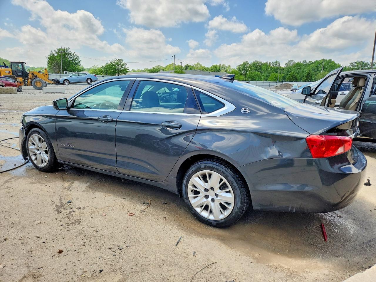 2015 Chevrolet Impala Ls Gray vin: 1G11Z5SL5FU145432