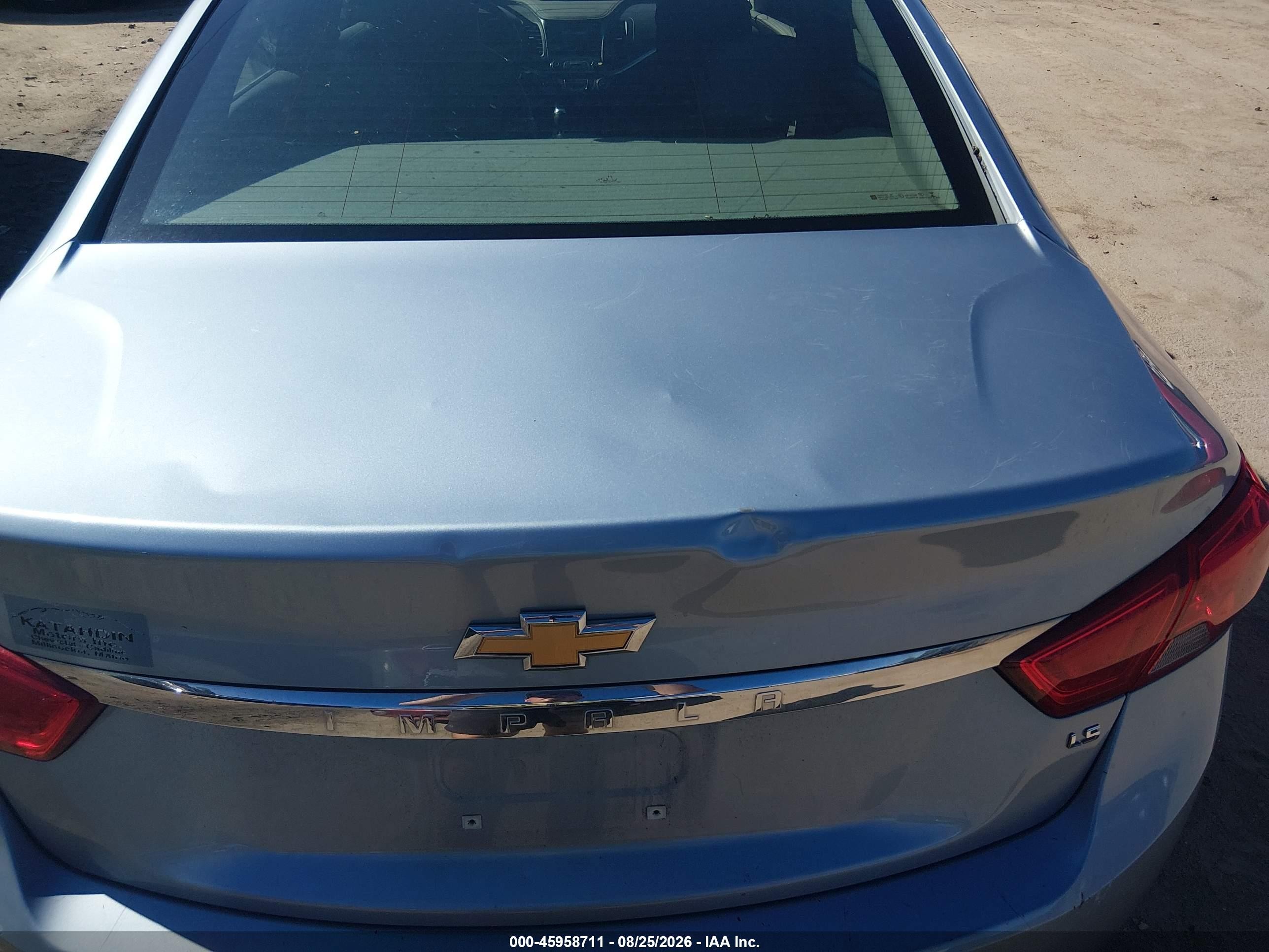 2015 Chevrolet Impala Ls Синий vin: 1G11Z5SL6FU121205