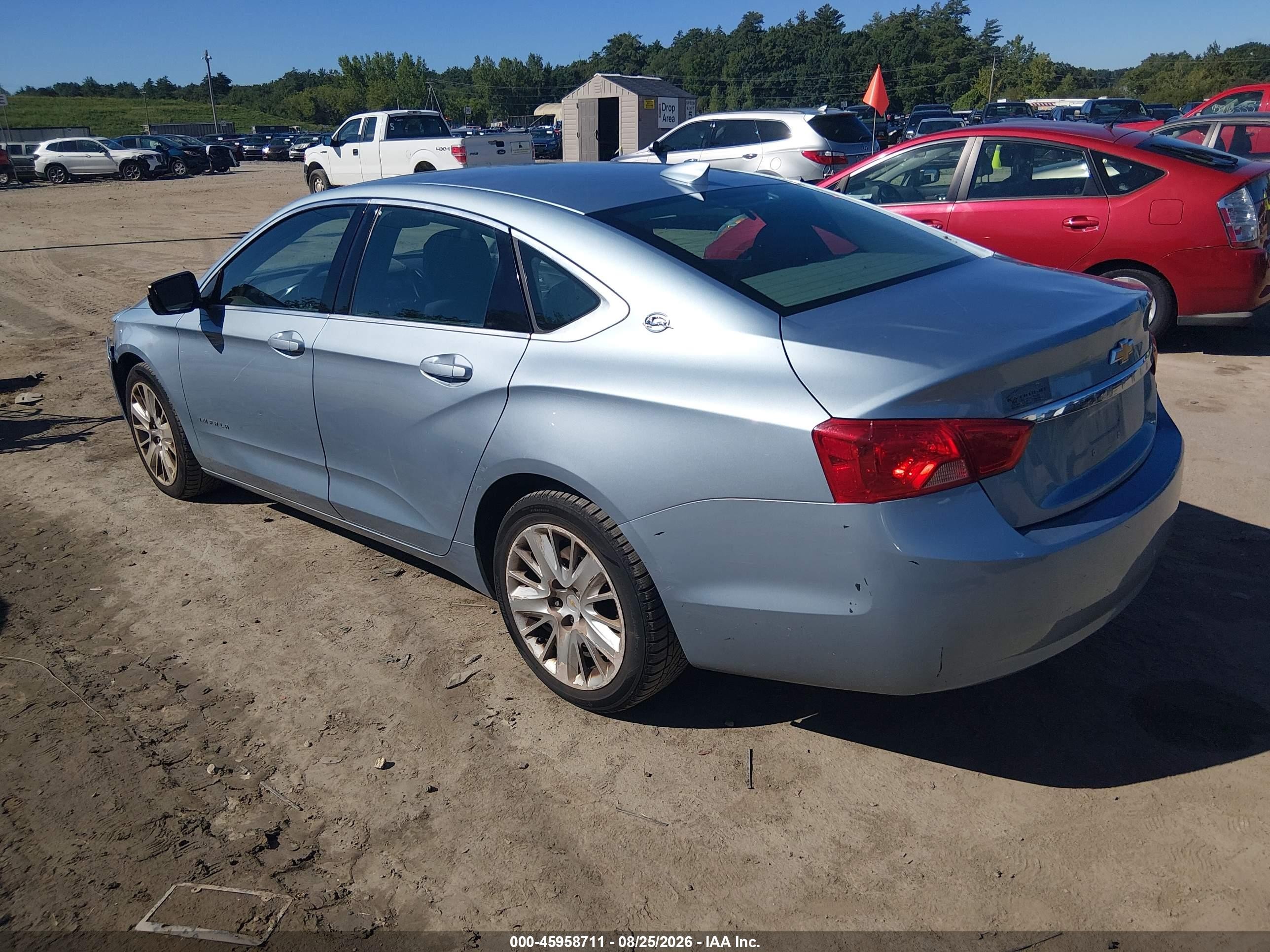 2015 Chevrolet Impala Ls Синий vin: 1G11Z5SL6FU121205